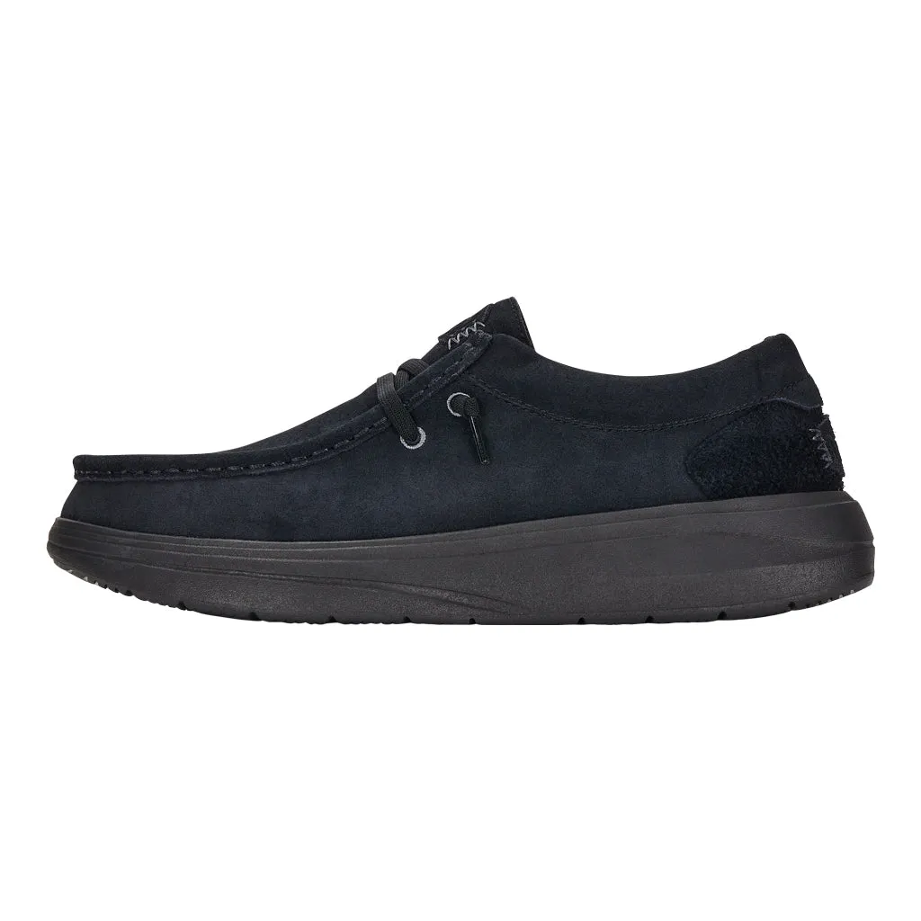 Wally Comf Suede - Black sold by Hey Dude