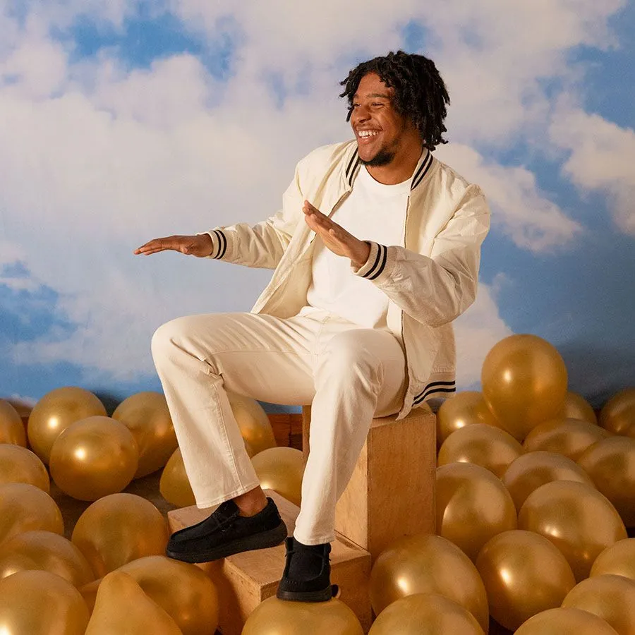 Wally Comf Suede - Black sold by Hey Dude product image thumbnail 2