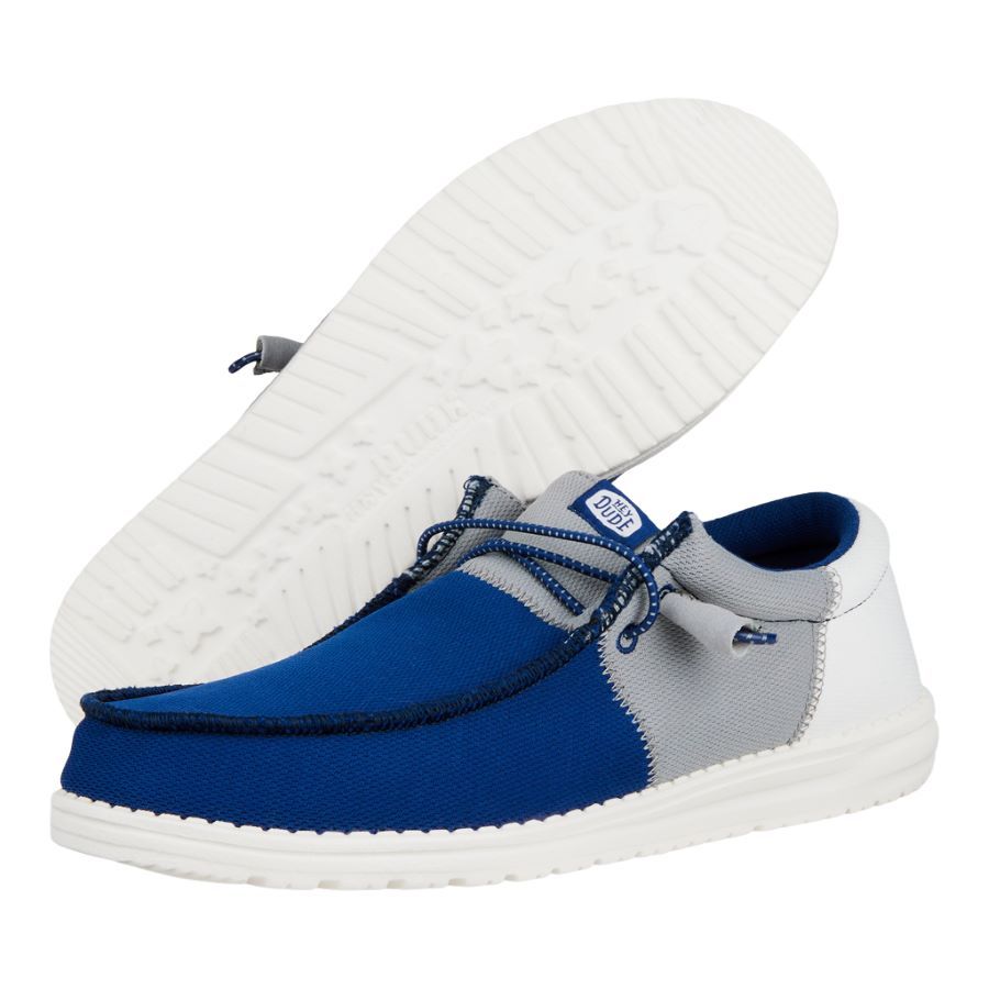 Wally Tri Varsity Sport Mesh - Navy/Grey sold by Hey Dude product image thumbnail 2