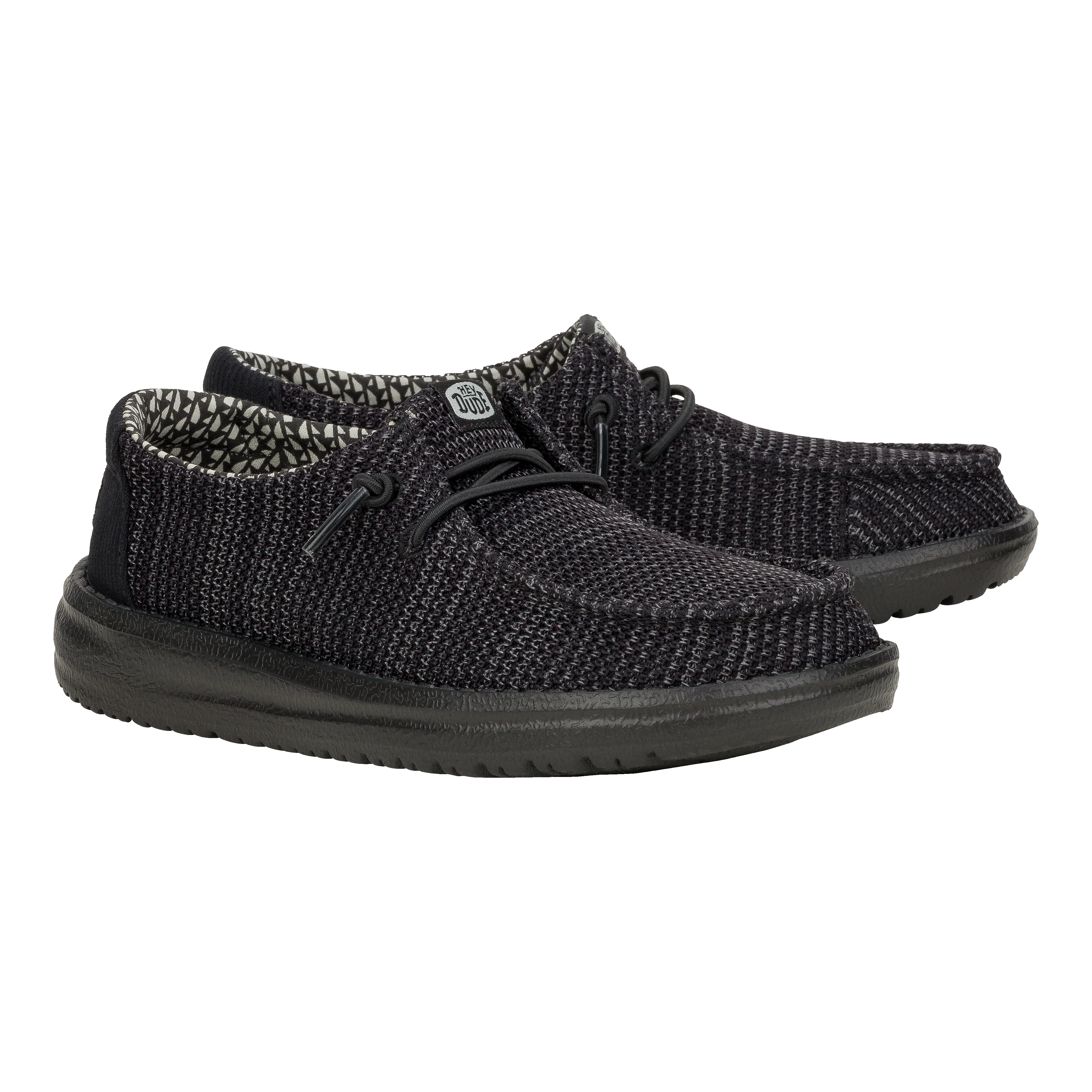 Wendy Youth Stretch Mesh - Black/Black sold by Hey Dude product image thumbnail 2