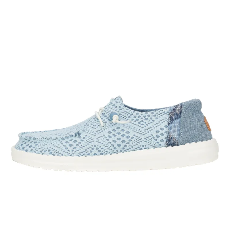 Wendy Boho Crochet - Light Blue sold by Hey Dude