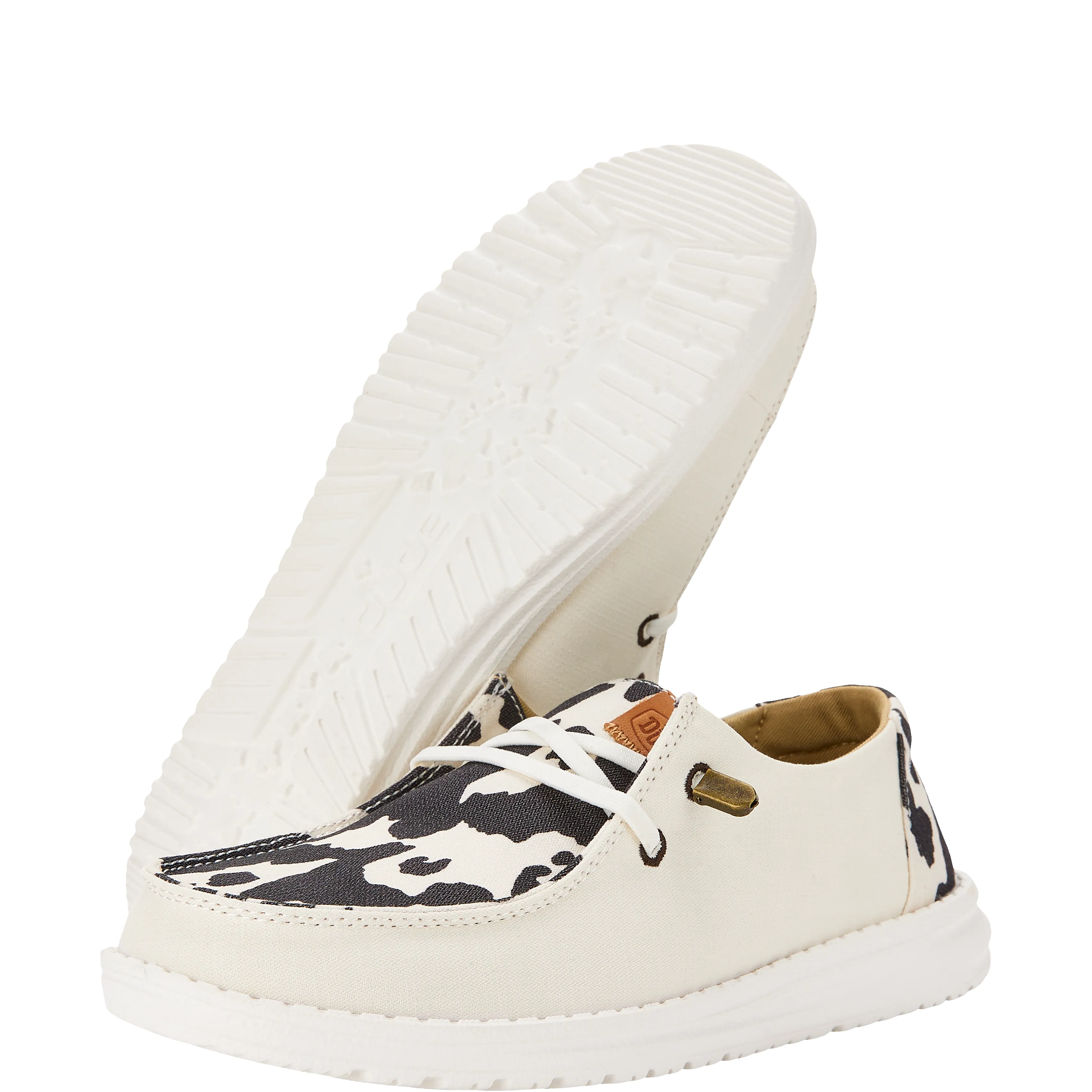 Wendy Animal - White/Black Cow Print sold by Hey Dude product image thumbnail 3