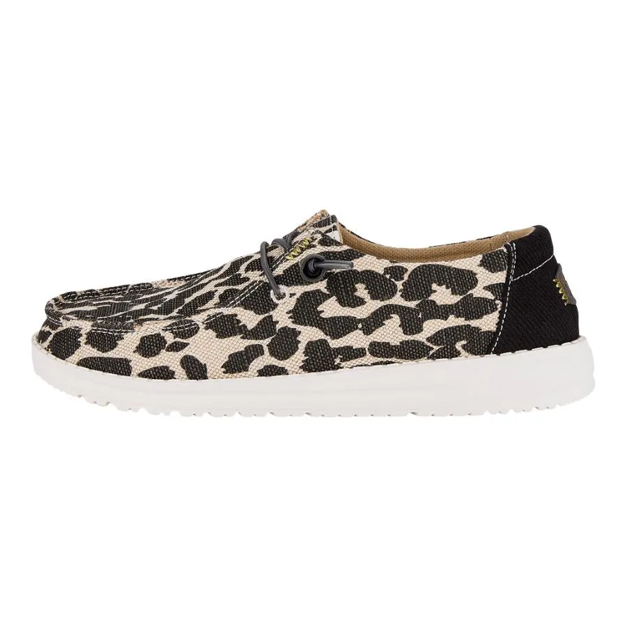 Wendy Leopard Sparkle - Leopard Tan sold by Hey Dude