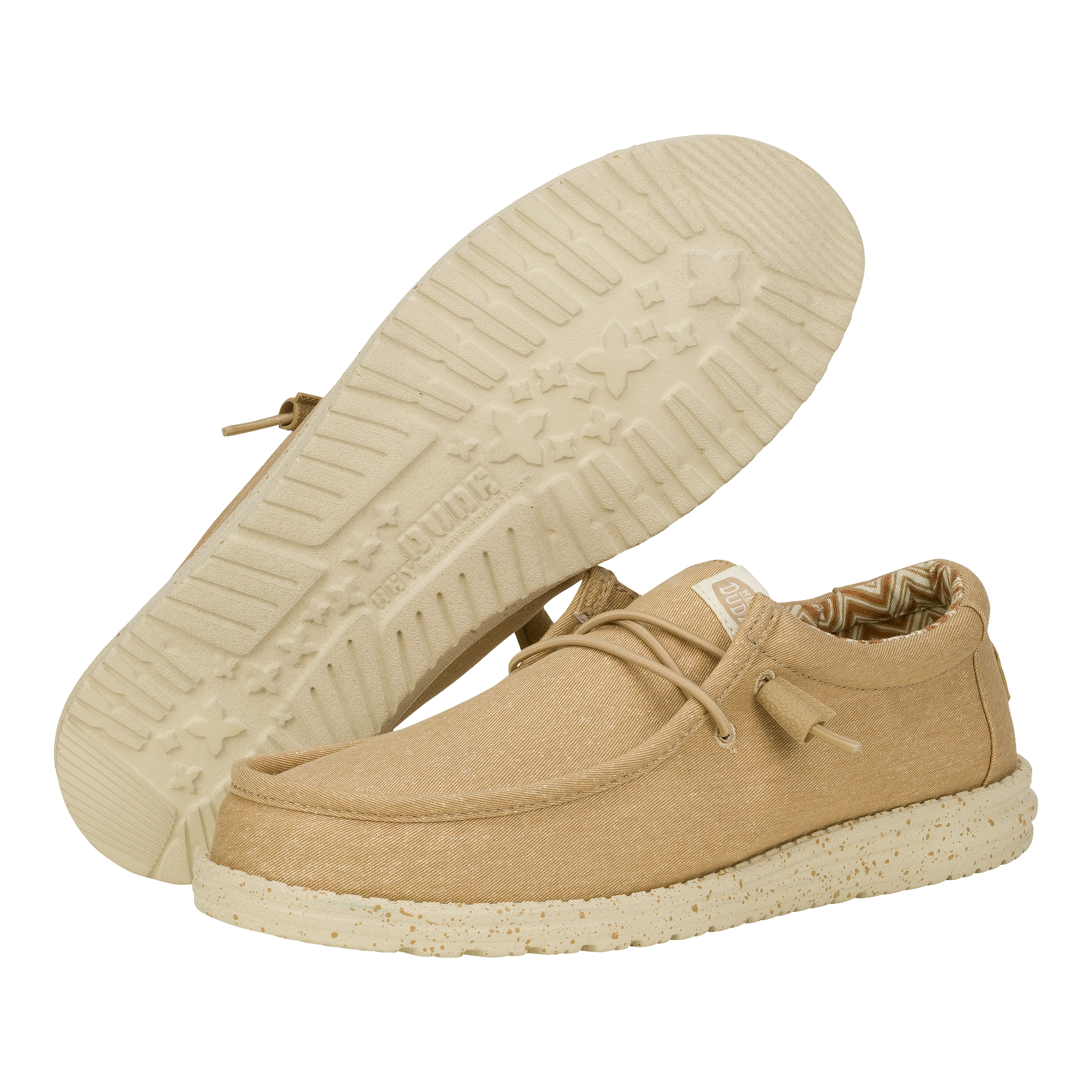 Wally Stretch Canvas Wide - Tan sold by Hey Dude product image thumbnail 3