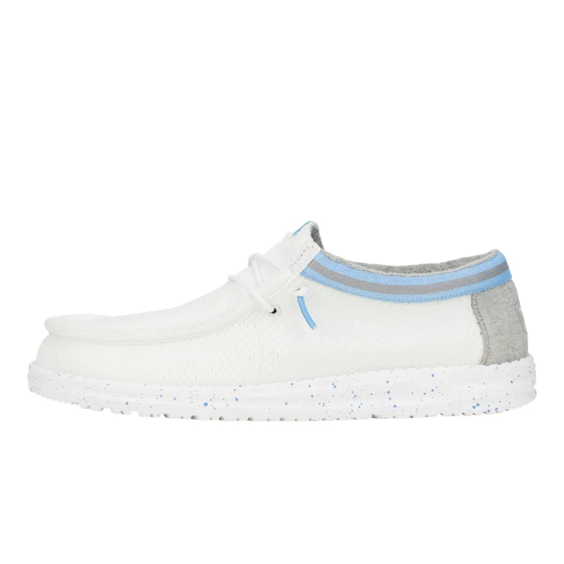 Wally Varsity Jersey - White Blue sold by Hey Dude