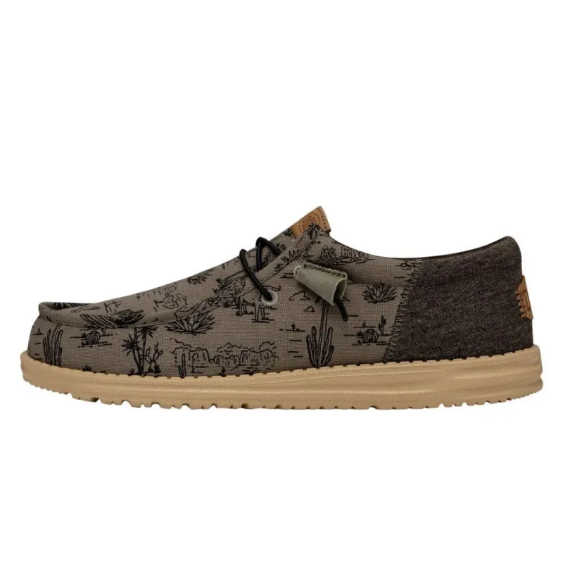 Wally Funk Desert - Olive sold by Hey Dude