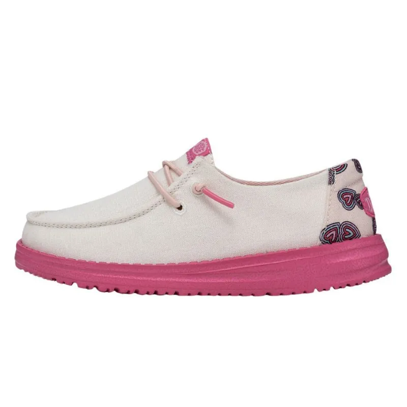 Wendy Youth Hearts - White sold by Hey Dude