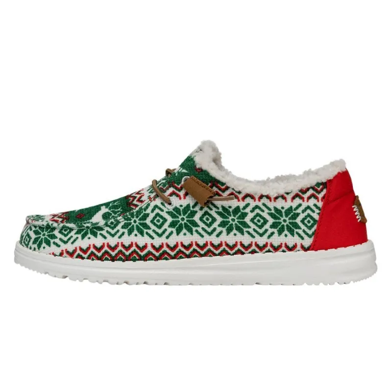 Wendy Ugly Sweater Reindeer Games - Holiday Green made by Hey Dude