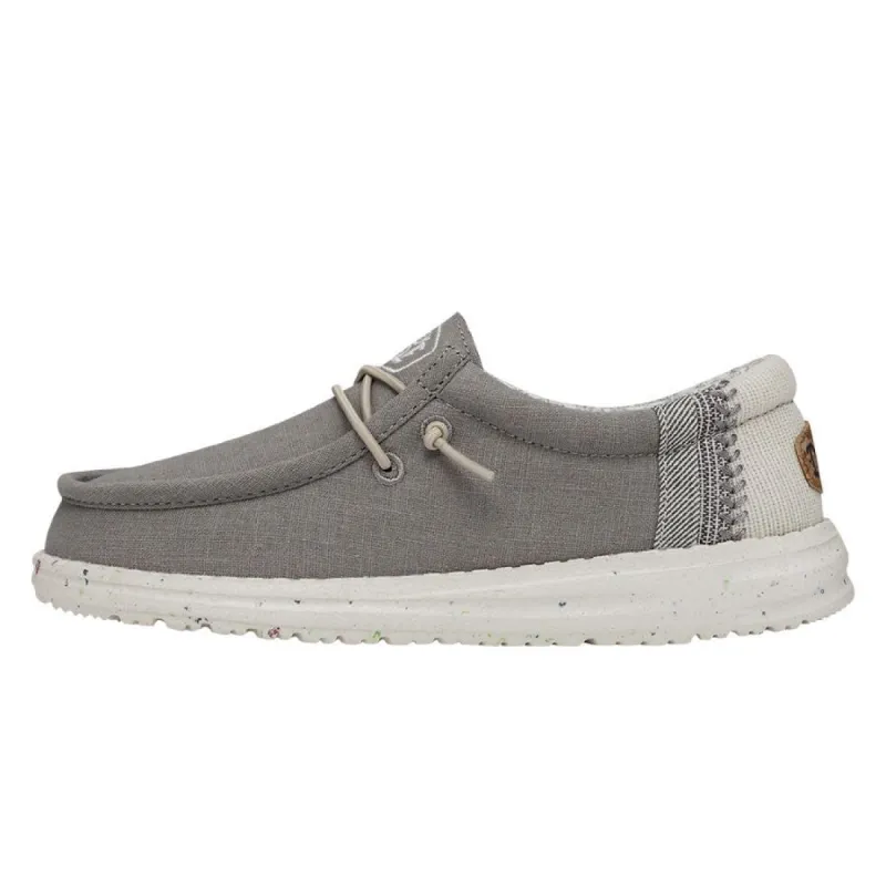 Wally Youth Break Stitch - Grey sold by Hey Dude