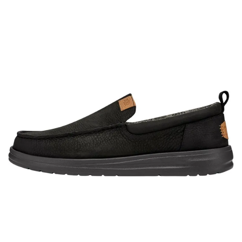 Wally Grip Moc Craft Leather - Black sold by Hey Dude