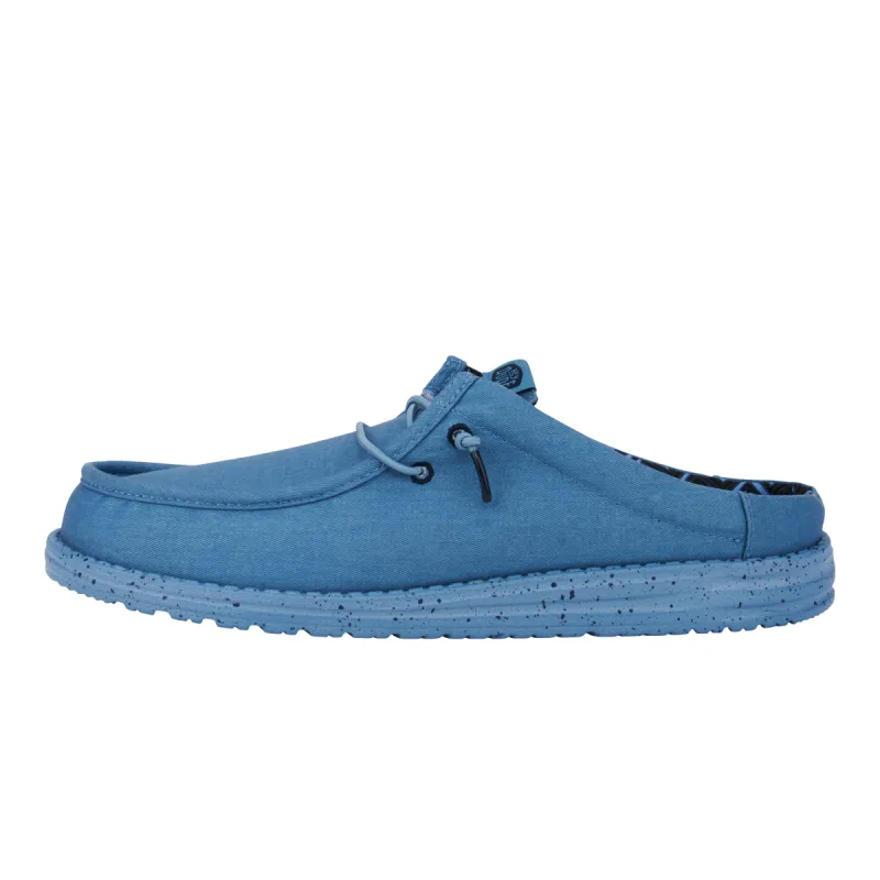 Wally Slip Stretch Canvas - Elemental Blue sold by Hey Dude