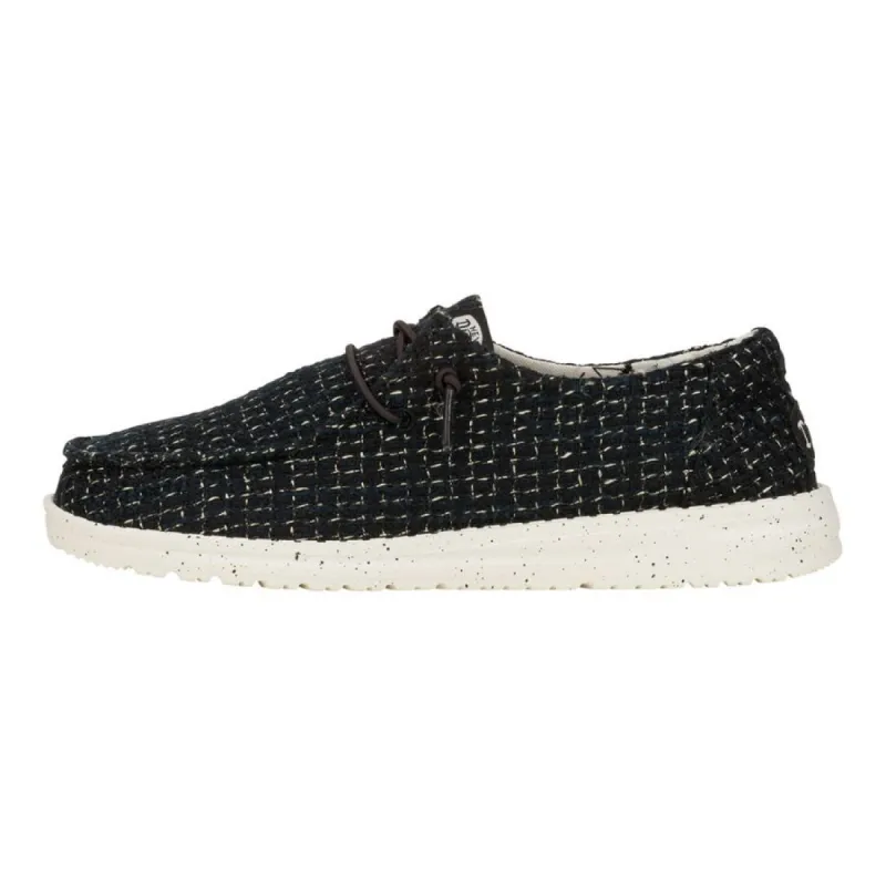 Wendy Black Sparkle - Black/White sold by Hey Dude