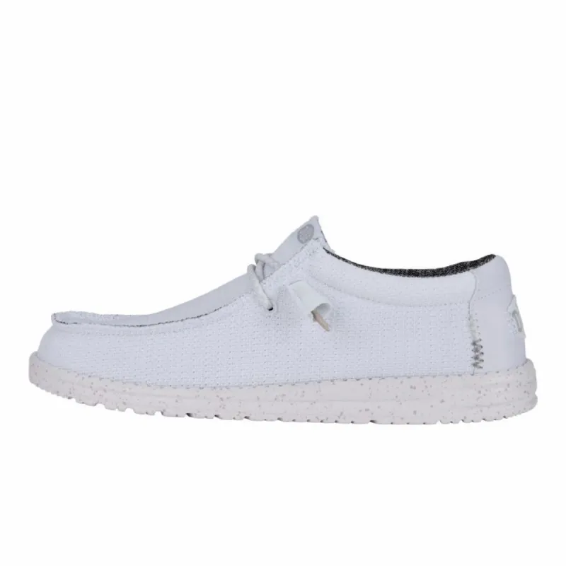 Wally Sport Mesh - White/White sold by Hey Dude