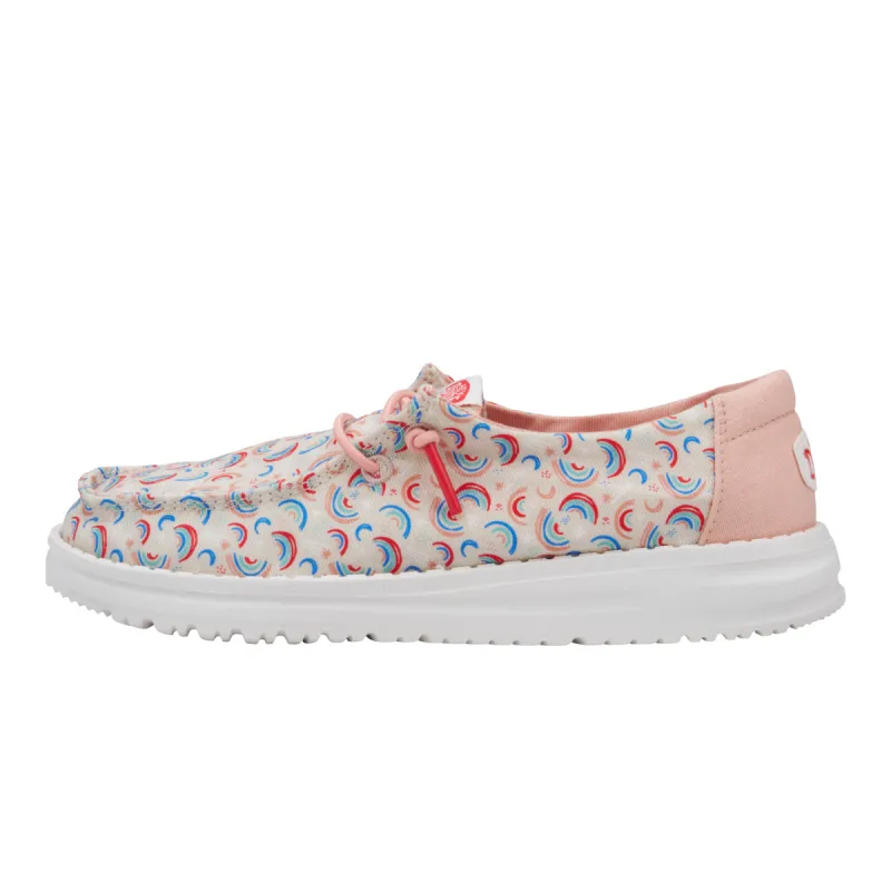 Wendy Youth Rainbow Sky - White sold by Hey Dude