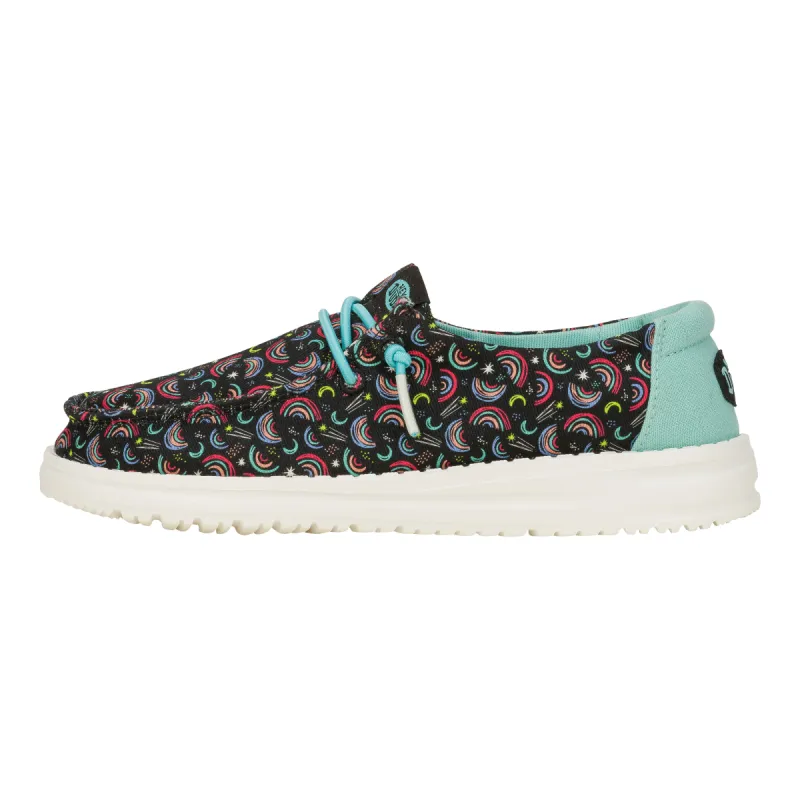 Wendy Youth Rainbow Sky - Black sold by Hey Dude