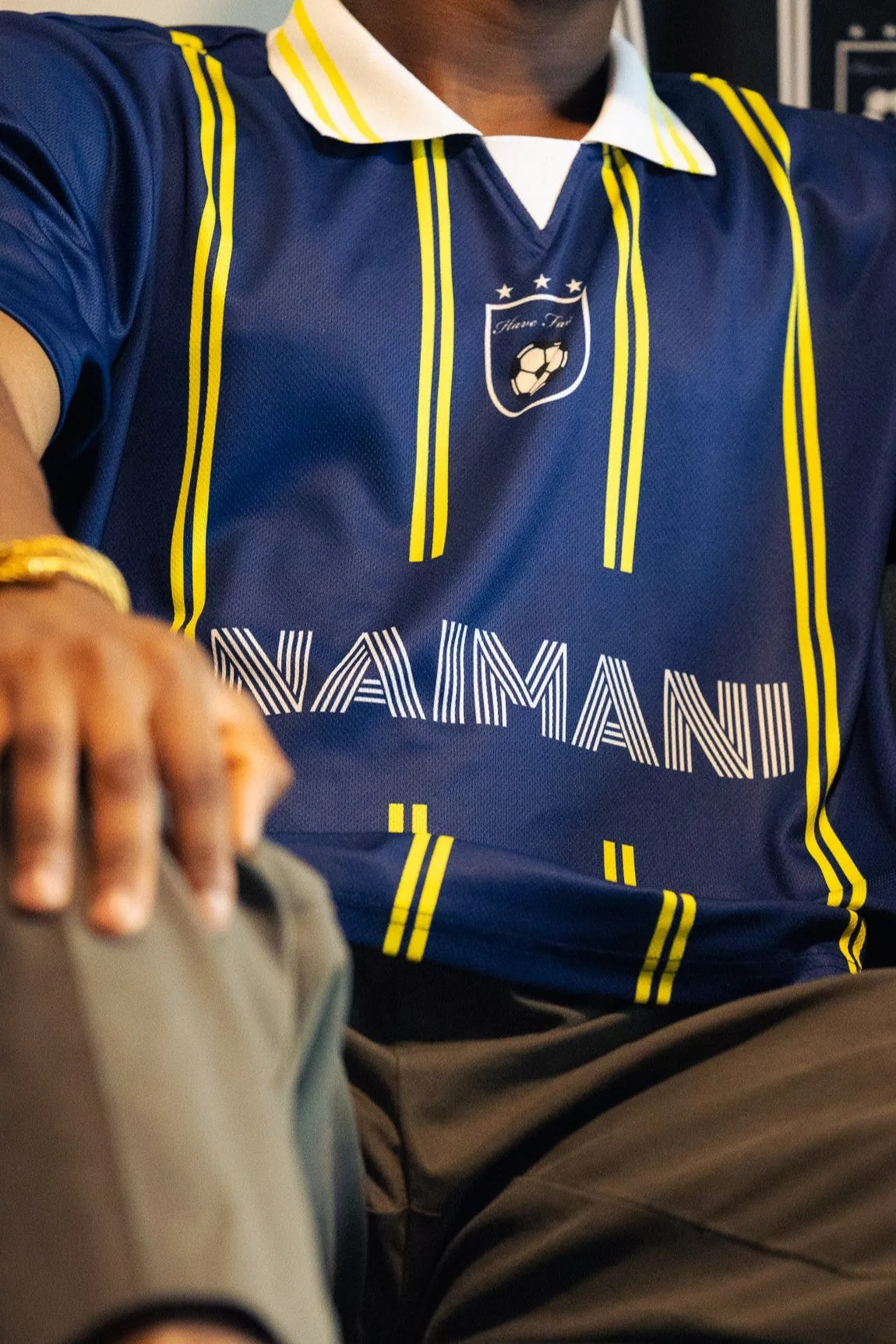 Blue-Yellow Jersey sold by Naimani product image thumbnail 2