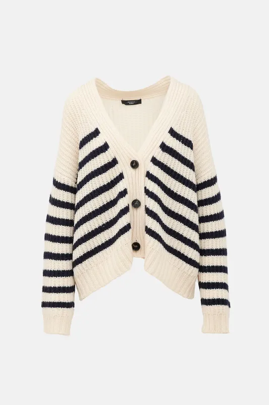 Weekend Wool Stripe Cardigan made by MaxMara