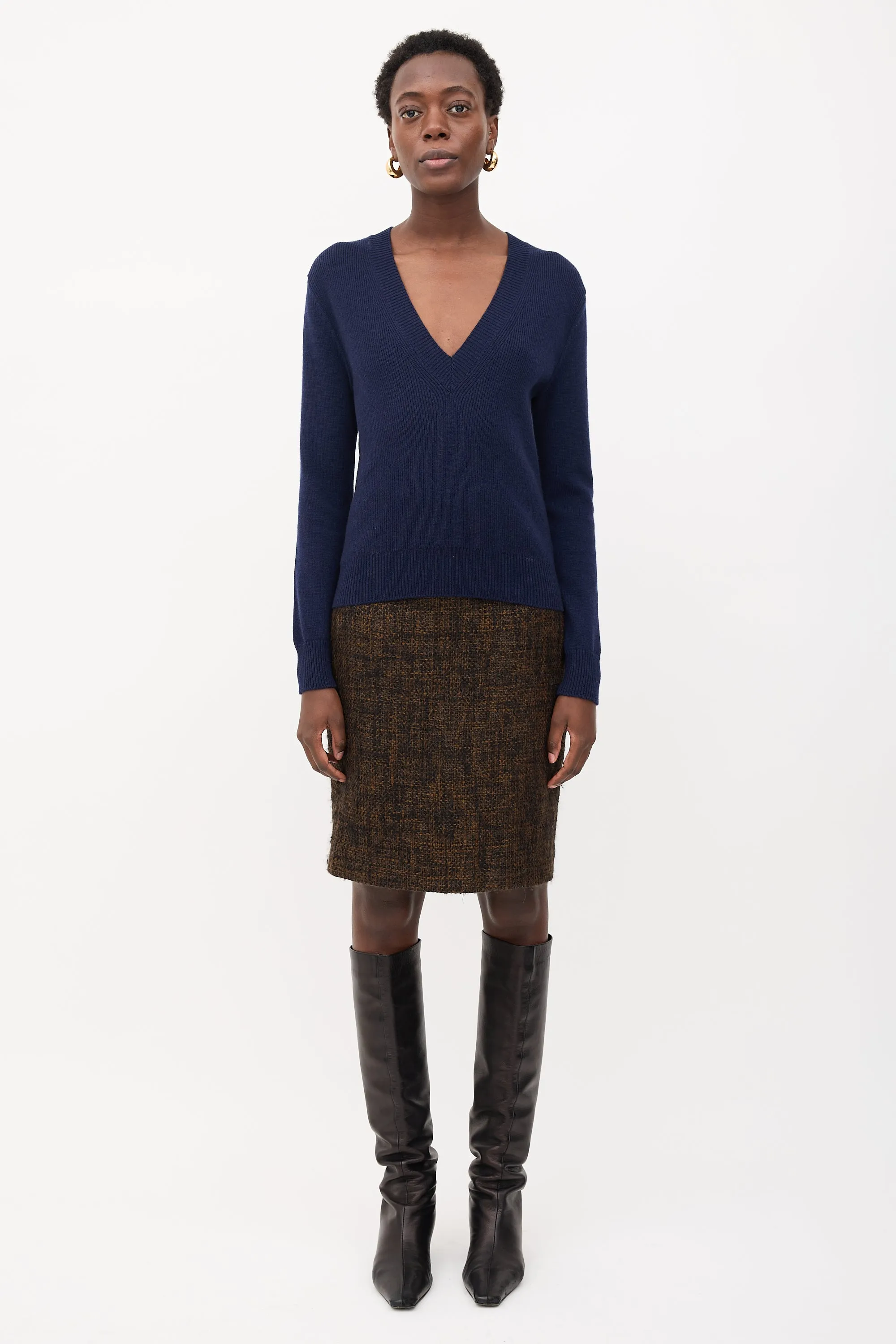 Cashmere V-Neck Sweater sold by VSP Consignment product image thumbnail 2