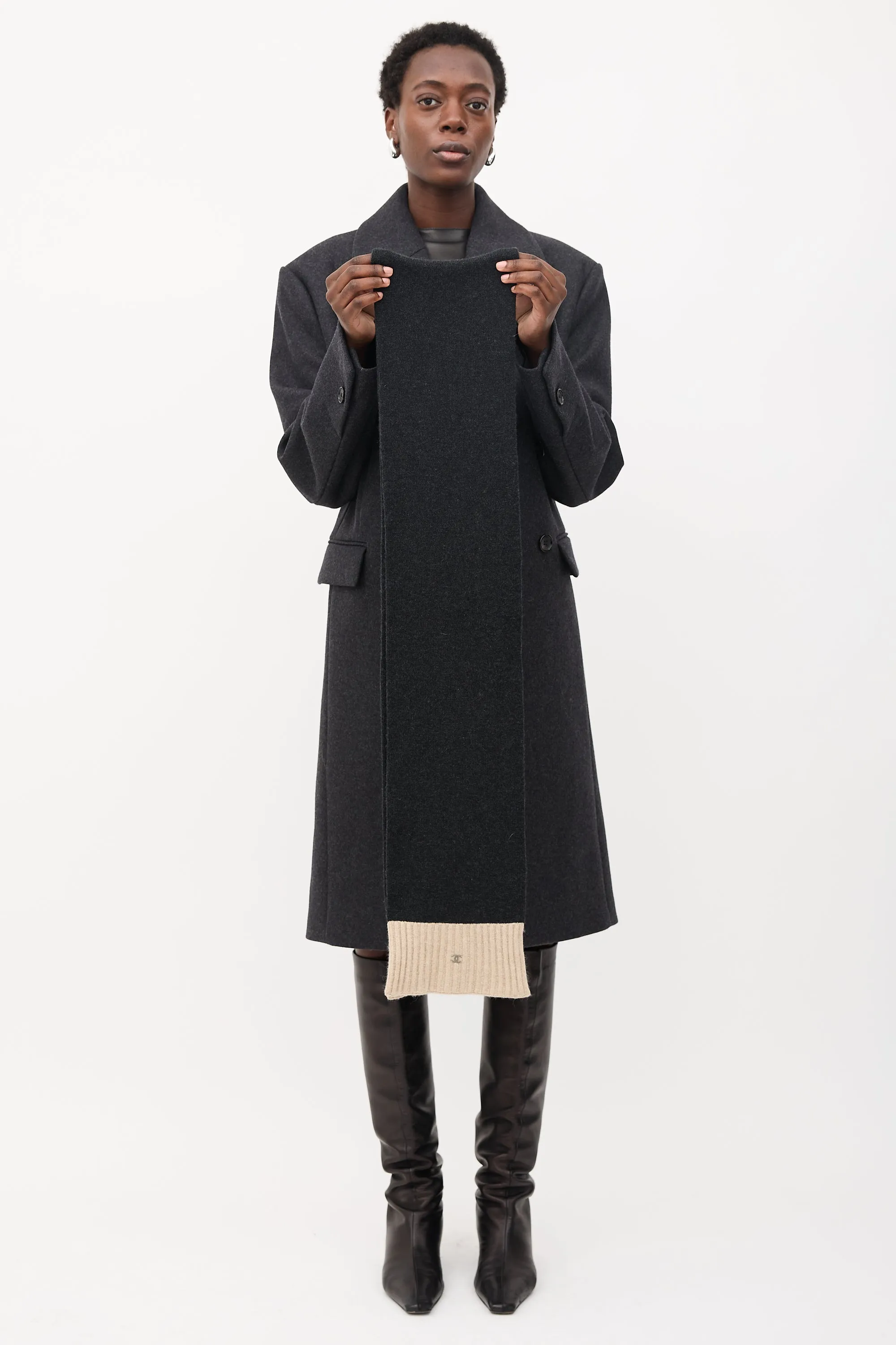 Cashmere Scarf sold by VSP Consignment product image thumbnail 3