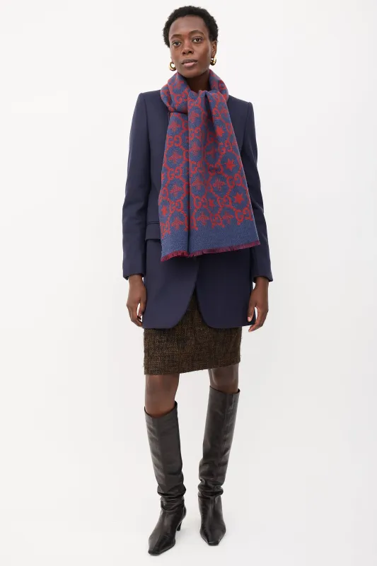 Cruise 2019 GG Monogram & Bee Scarf sold by VSP Consignment