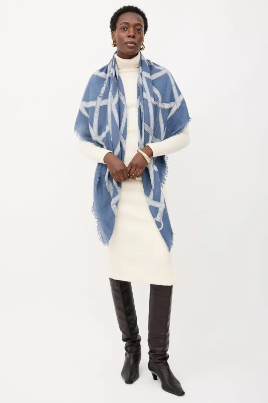 Belt Print GG Scarf sold by VSP Consignment