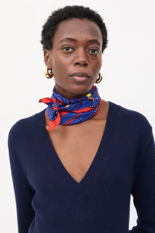 Silk Le Boubou H 65 Scarf made by Hermes