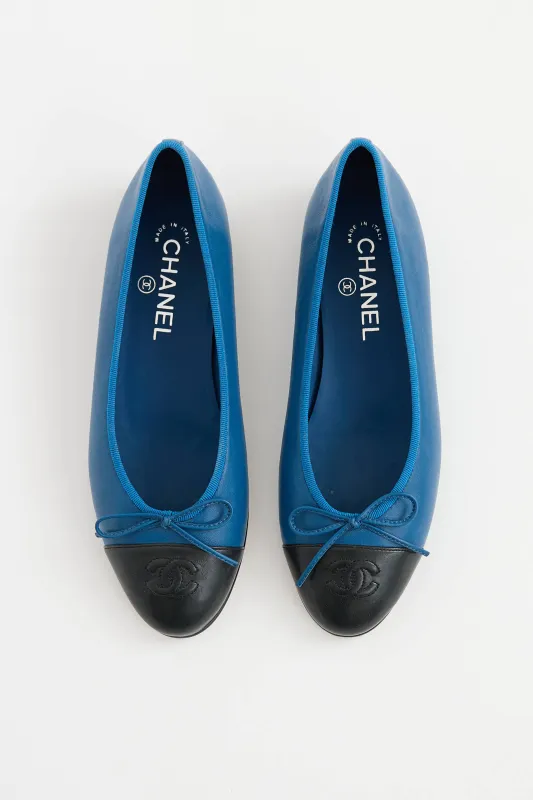 Leather CC Ballet Flats sold by VSP Consignment