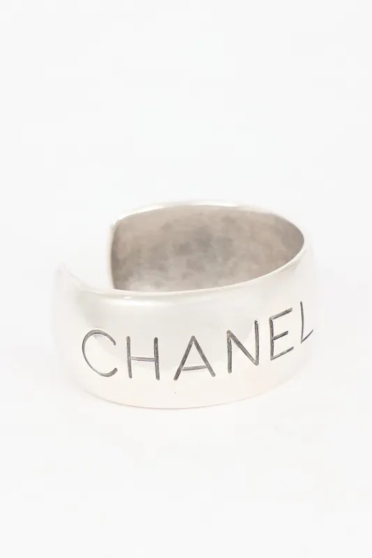 Spring 1996 Logo Cuff Bracelet made by Chanel