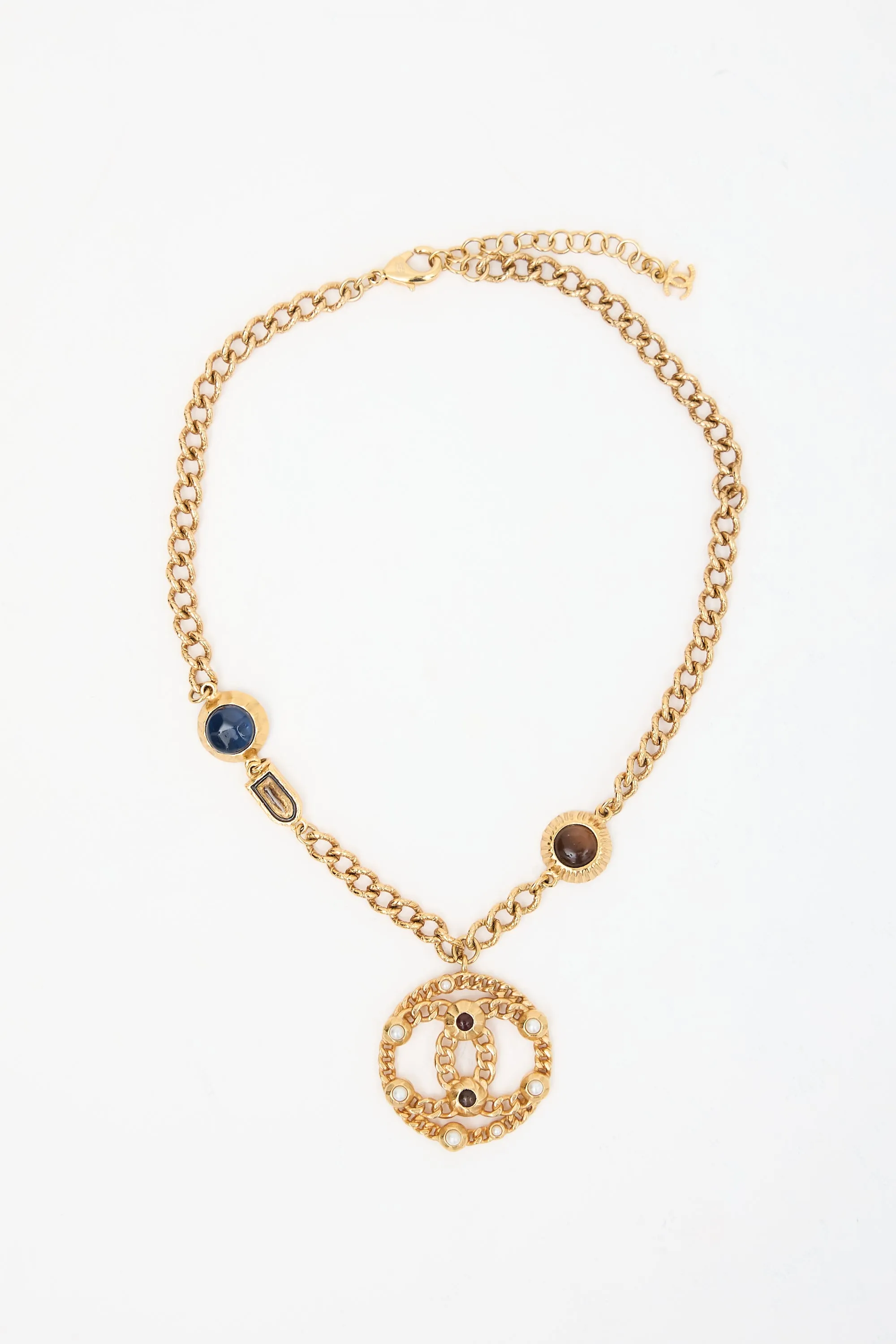 FW 2018 Gemstone CC Pendant Necklace sold by VSP Consignment product image thumbnail 2