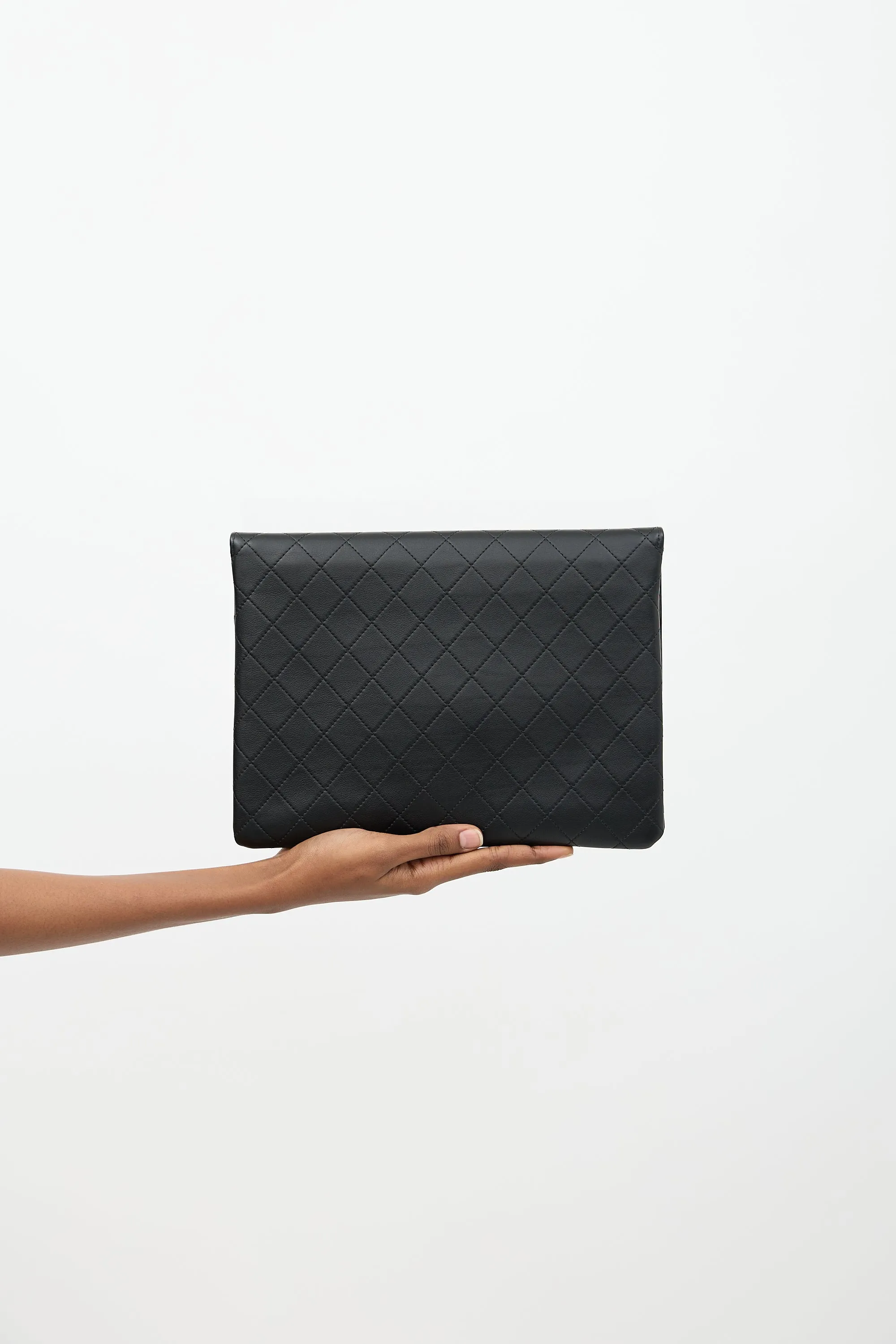 Leather Sleek and Chic Clutch sold by VSP Consignment product image thumbnail 3