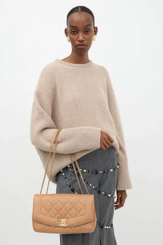 2014 Leather Diana Reissue Flap Bag made by Chanel
