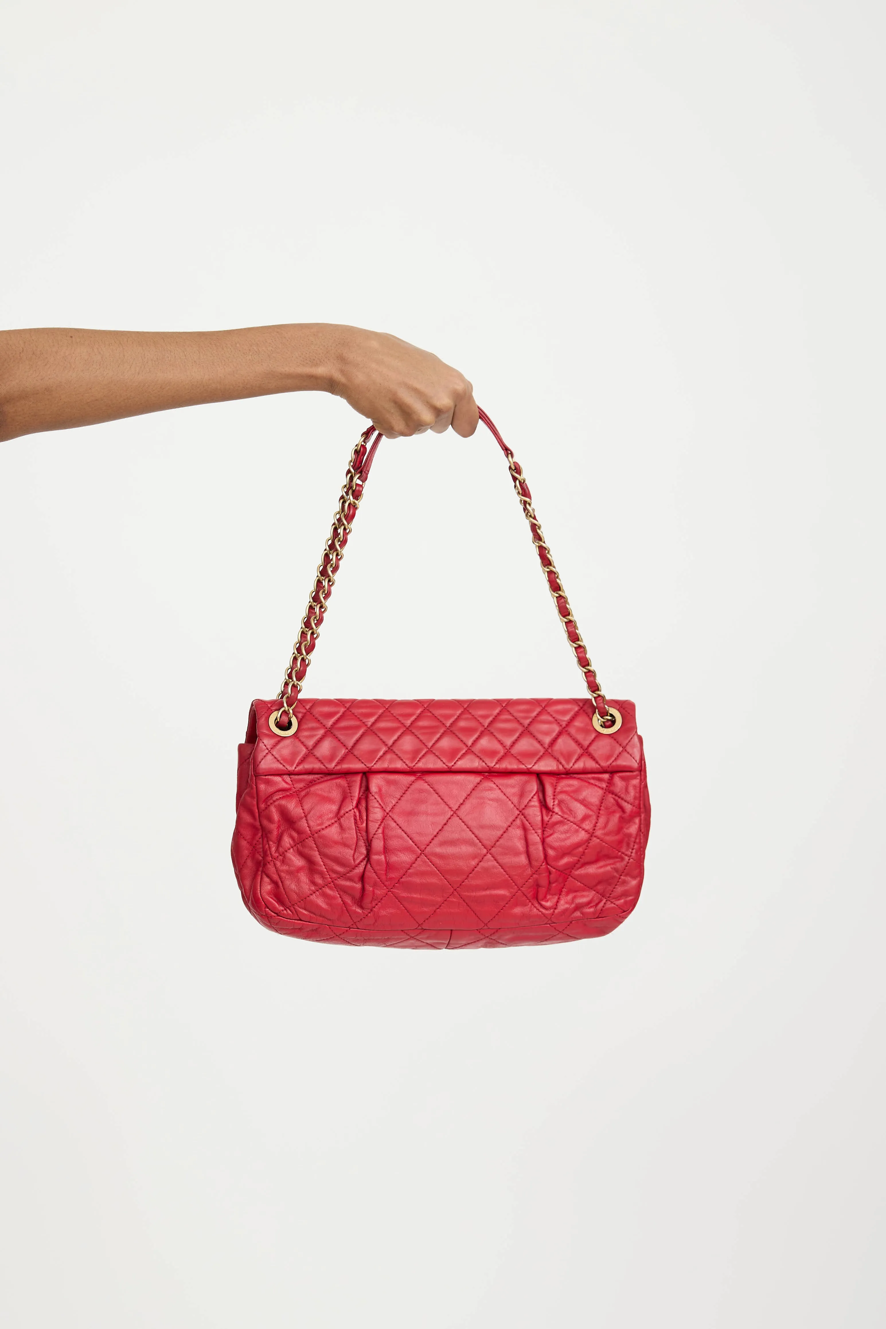 2011 Leather Coco Pleats Bag sold by VSP Consignment product image thumbnail 3