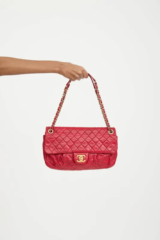 2011 Leather Coco Pleats Bag sold by VSP Consignment