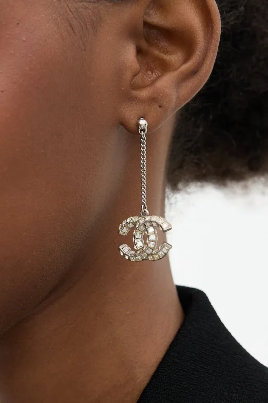 SS 2020 Crystal CC Drop Earrings made by Chanel