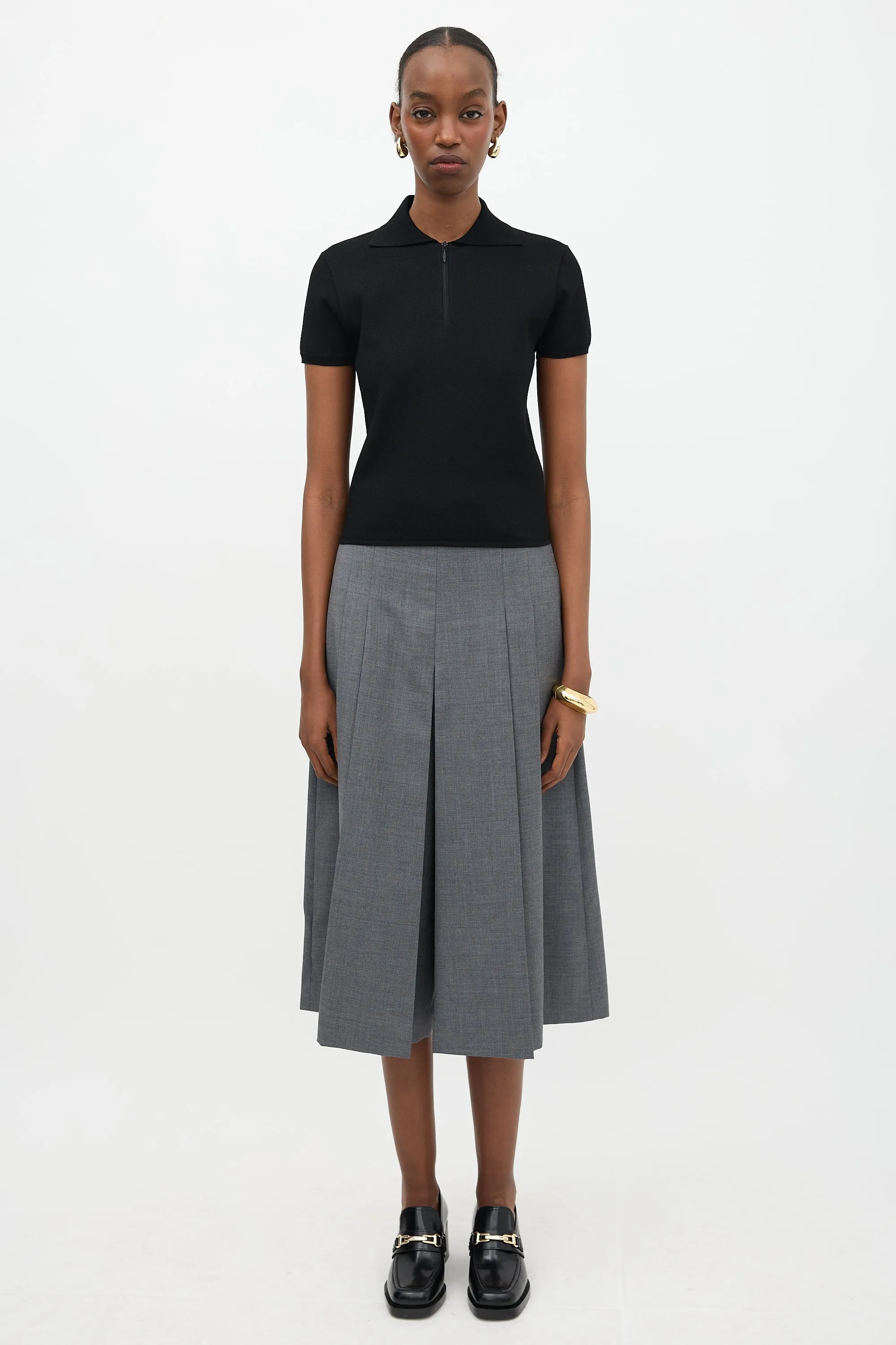 Stretch Knit Cauro Polo sold by VSP Consignment product image thumbnail 2