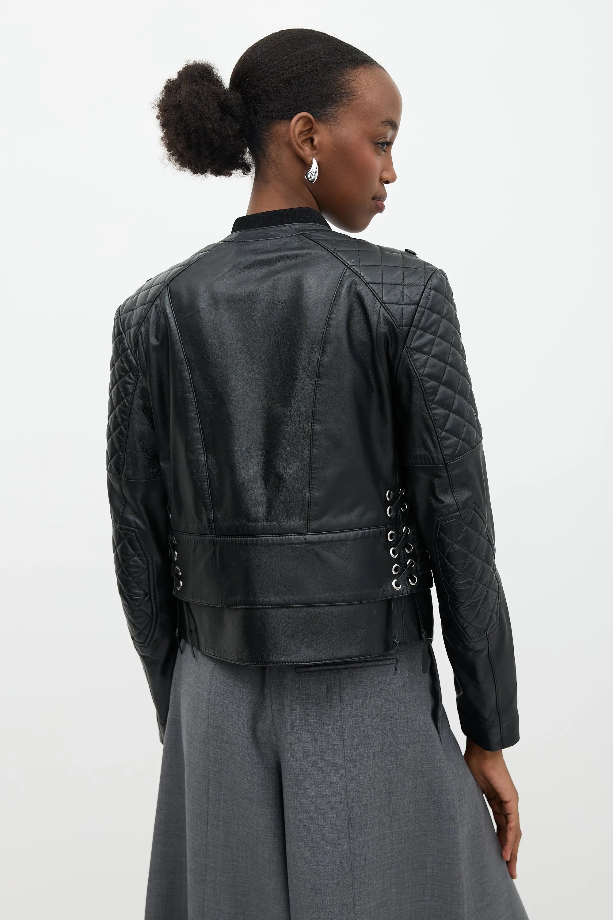 2012 Leather Biker Jacket sold by VSP Consignment product image thumbnail 4