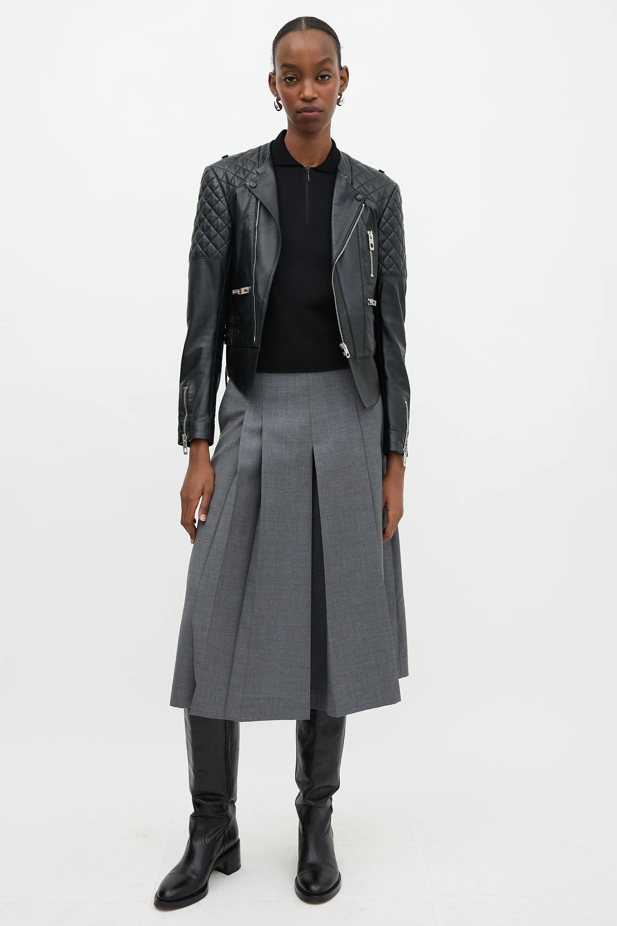 2012 Leather Biker Jacket sold by VSP Consignment product image thumbnail 5