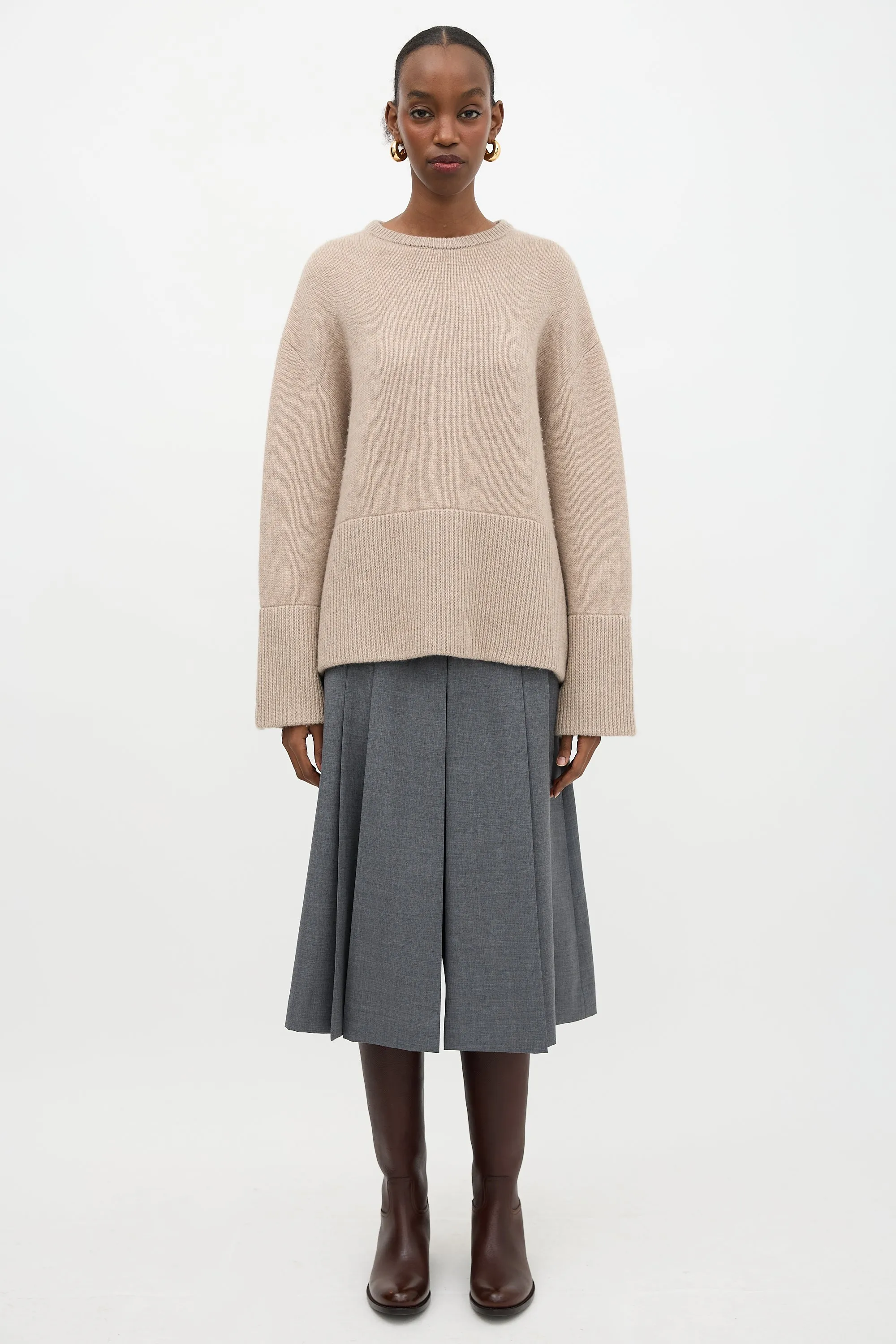 Cashmere Double Sided Knit Sweater sold by VSP Consignment product image thumbnail 2