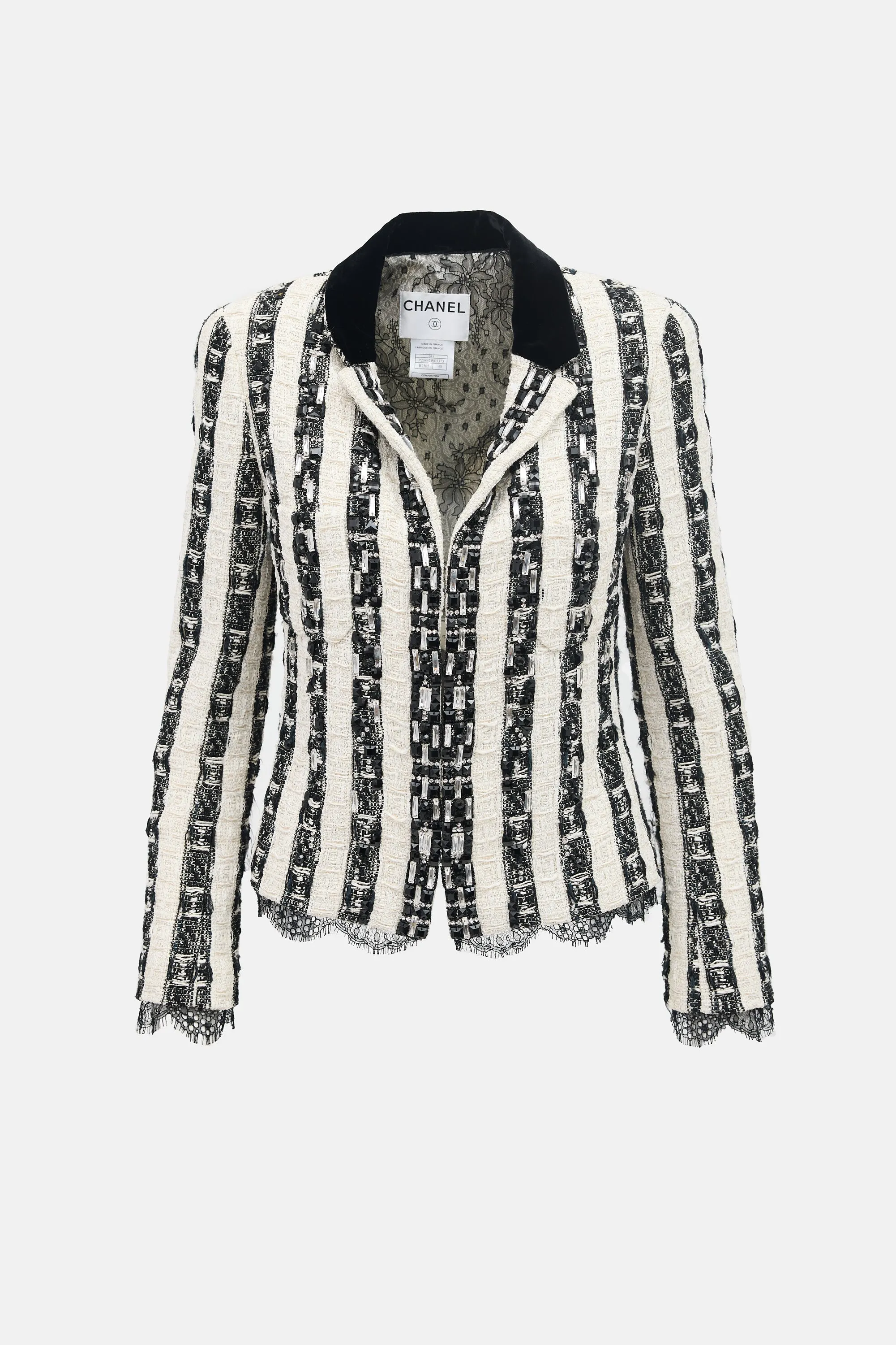 FW 2004 Tweed Embellished Jacket sold by VSP Consignment