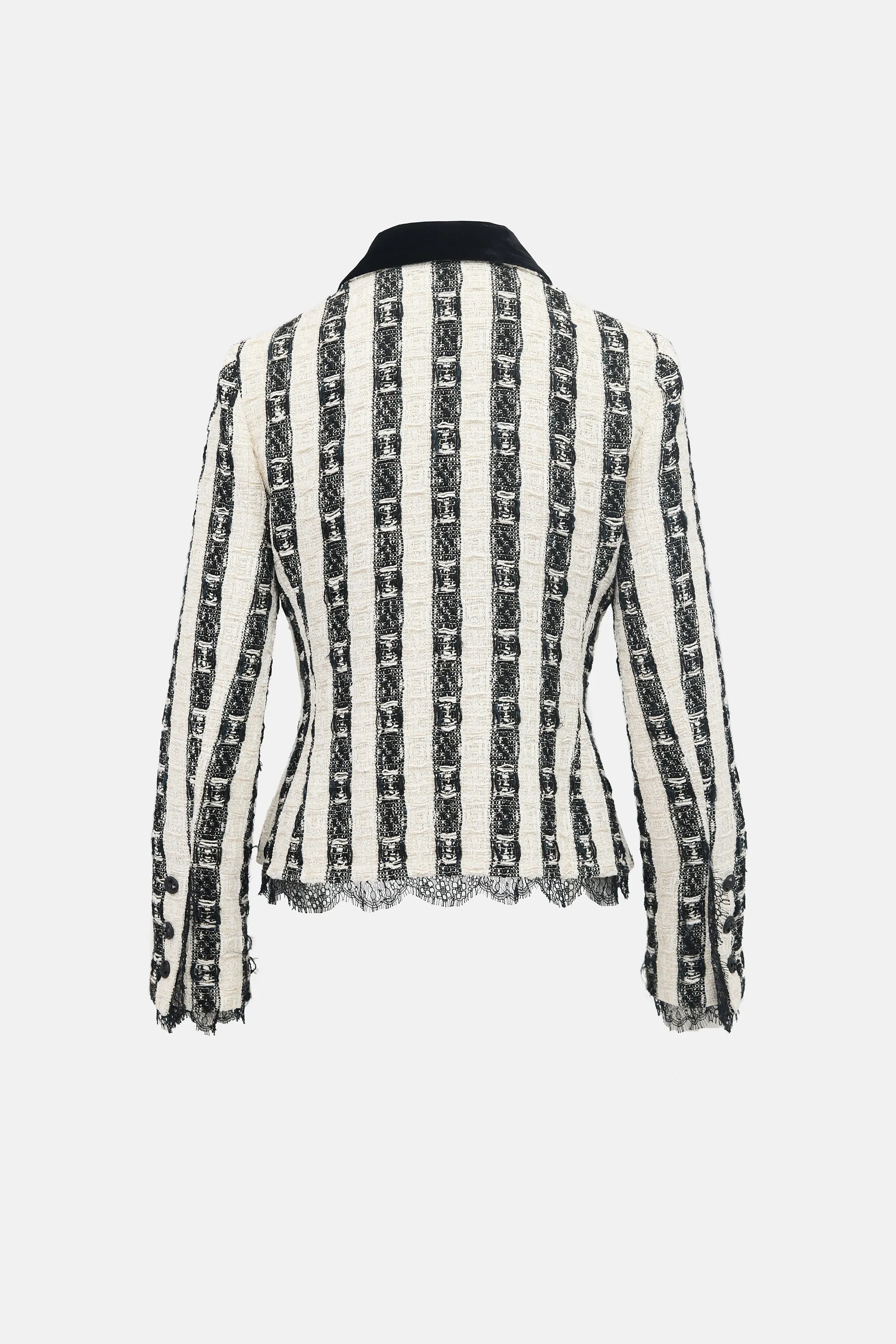 FW 2004 Tweed Embellished Jacket sold by VSP Consignment product image thumbnail 3