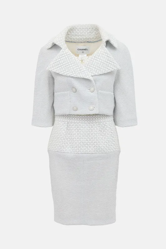 Tweed Eyelet Co-Ord Set made by Chanel