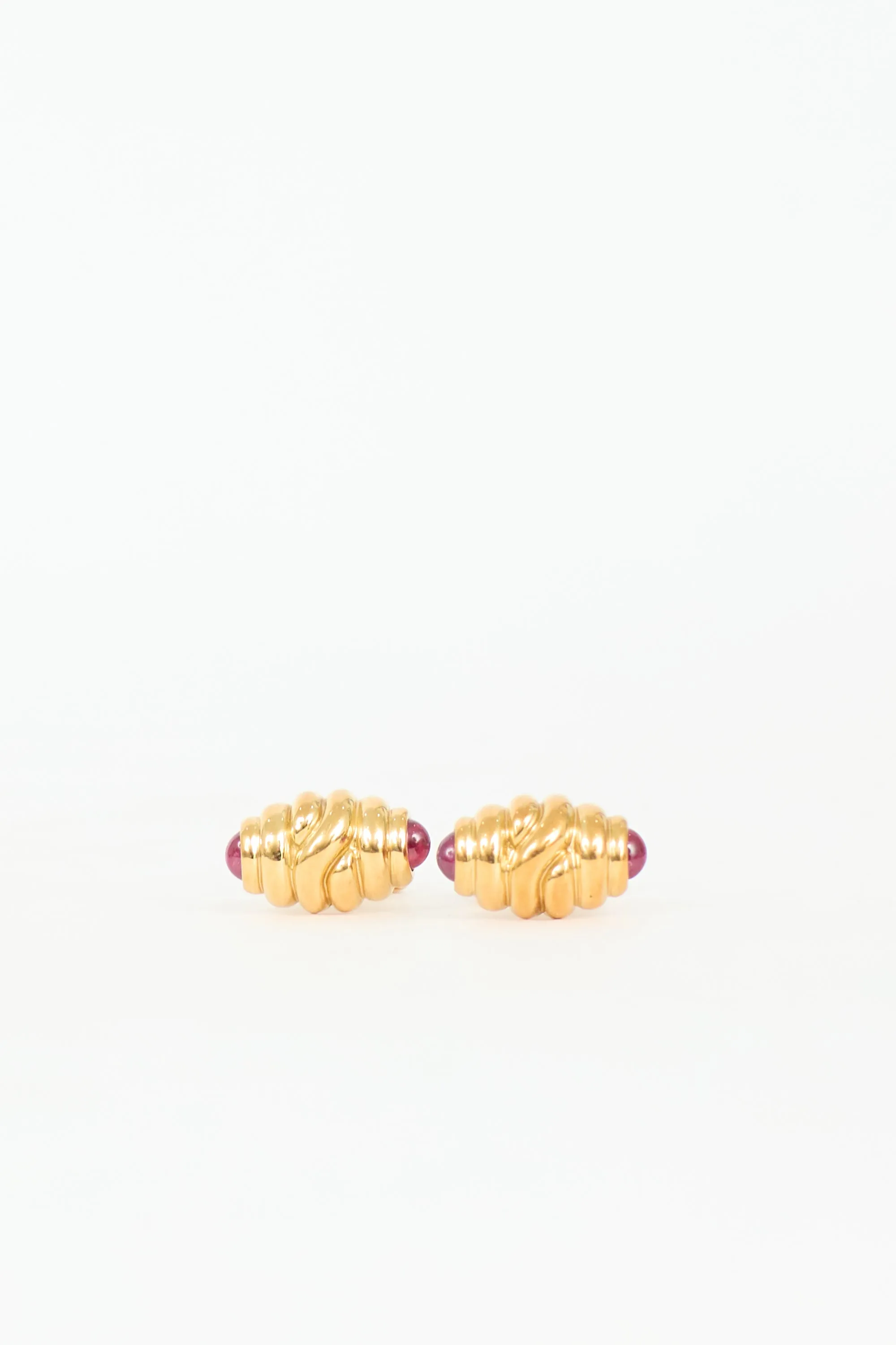 18K Gold & Gemstone Cuff Links sold by VSP Consignment product image thumbnail 3