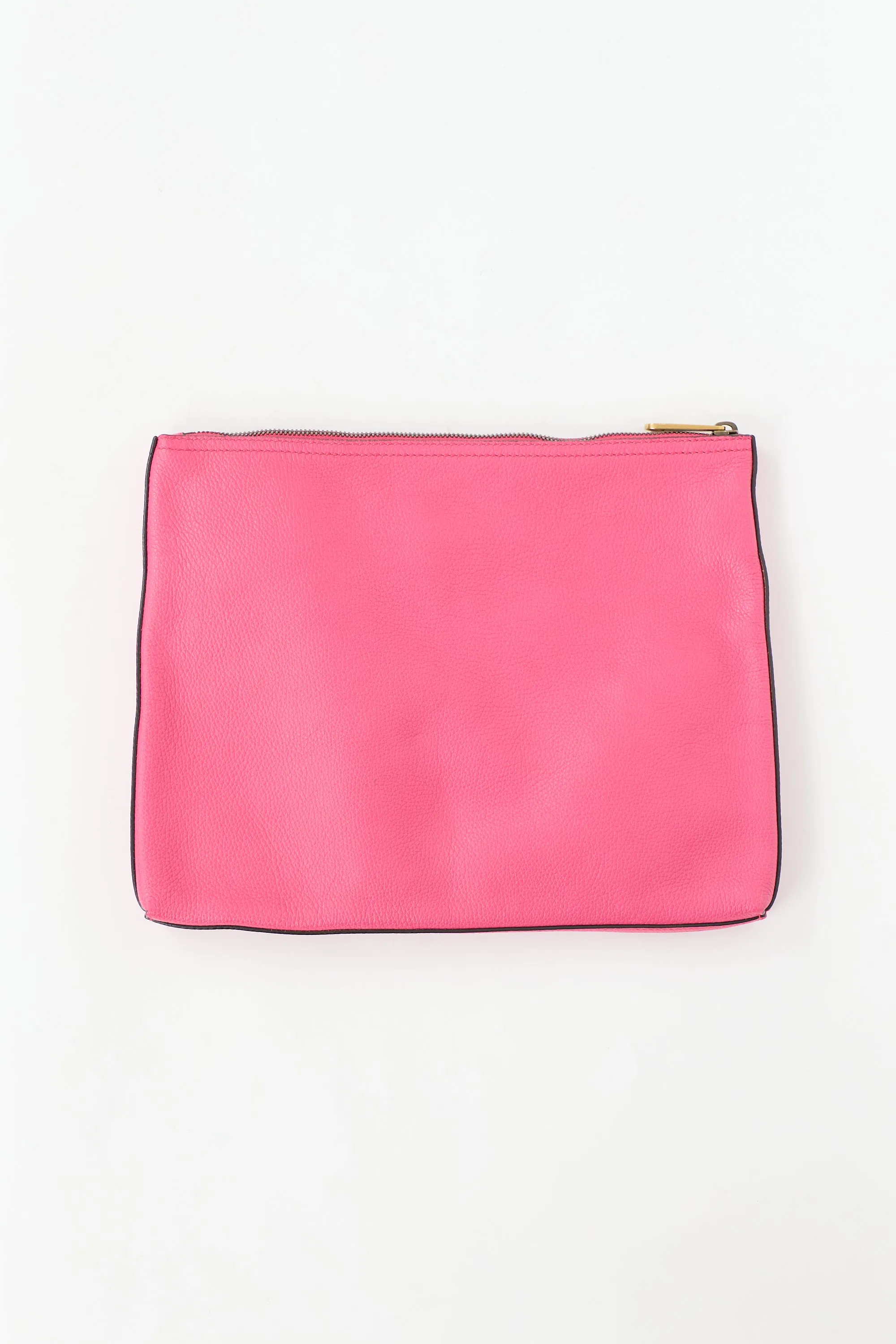Leather Logo Portfolio Clutch sold by VSP Consignment product image thumbnail 2