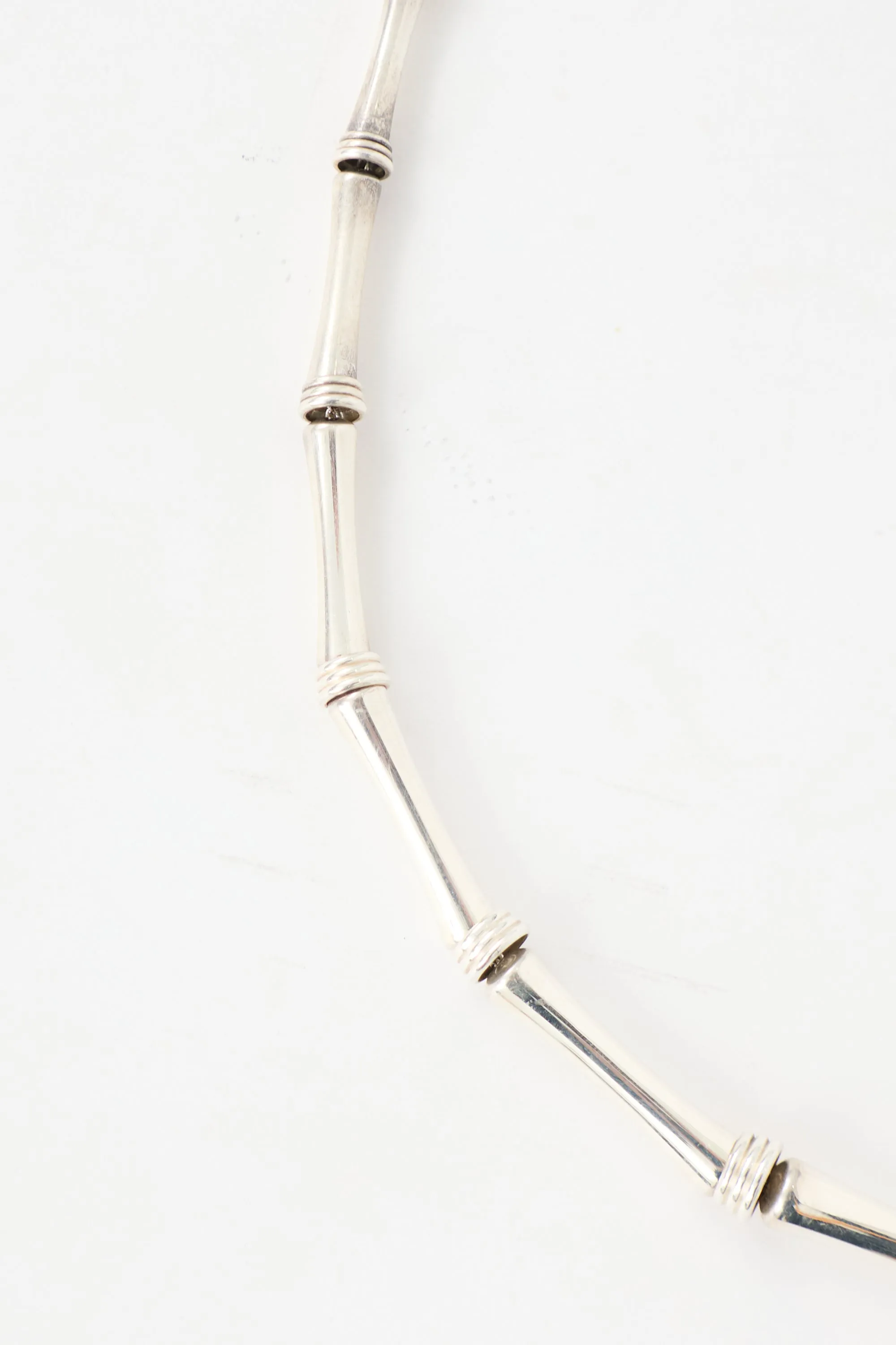 Sterling Silver Bamboo Necklace sold by VSP Consignment product image thumbnail 2