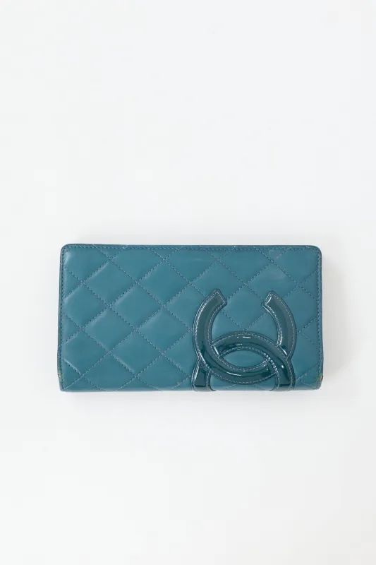 Quilted Leather CC Cambon Wallet sold by VSP Consignment