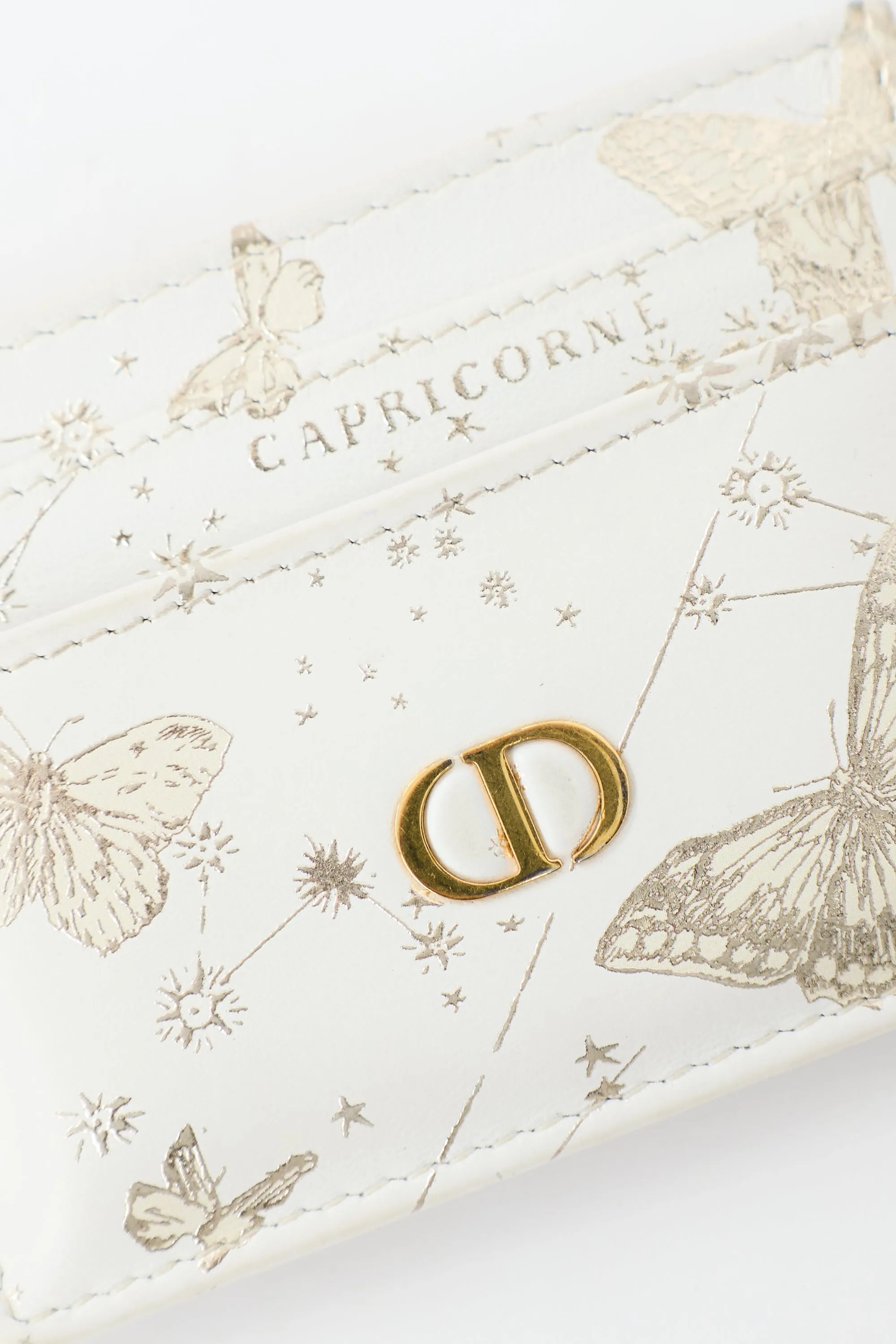 Leather Capricorn Card Holder sold by VSP Consignment product image thumbnail 2