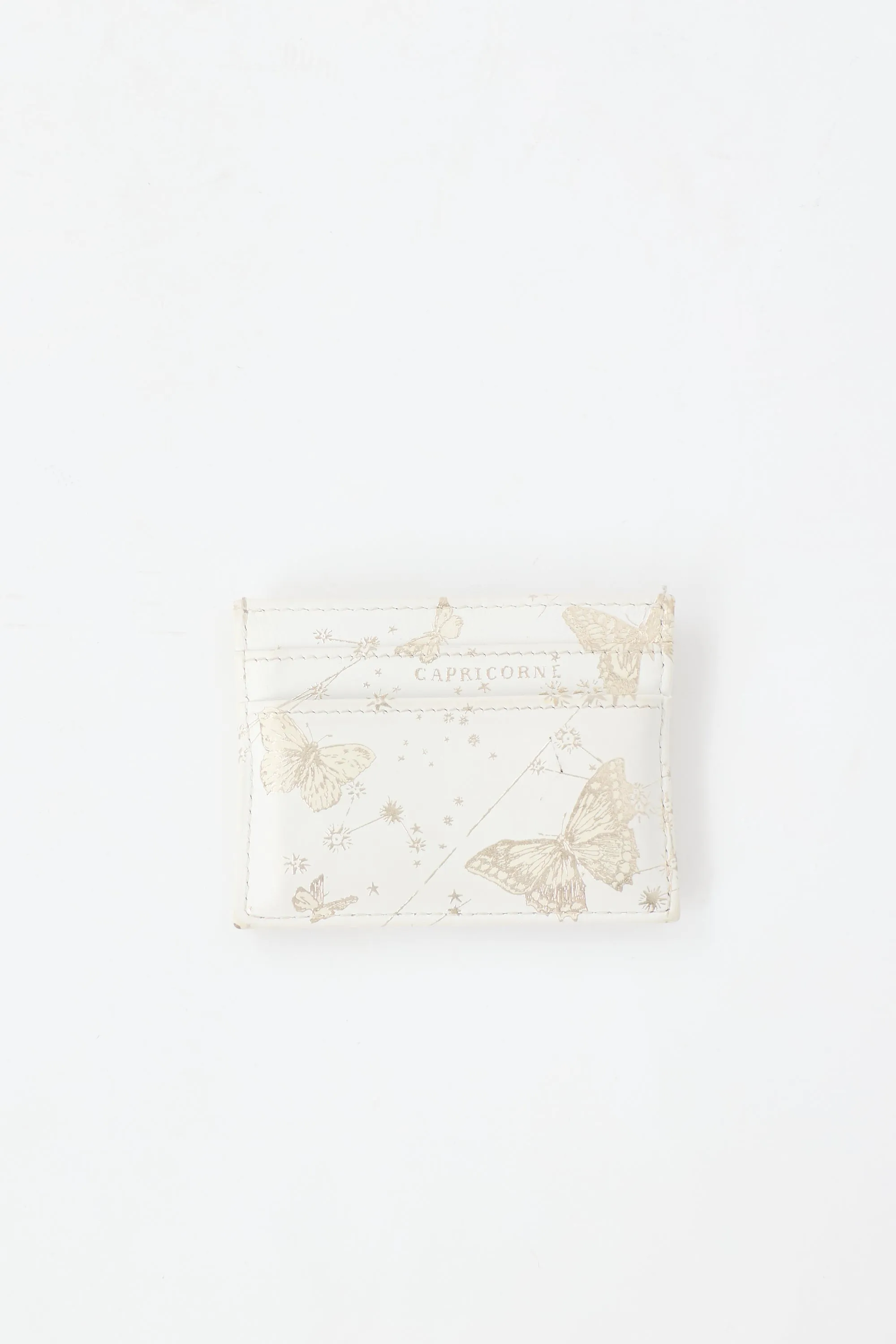Leather Capricorn Card Holder sold by VSP Consignment product image thumbnail 3