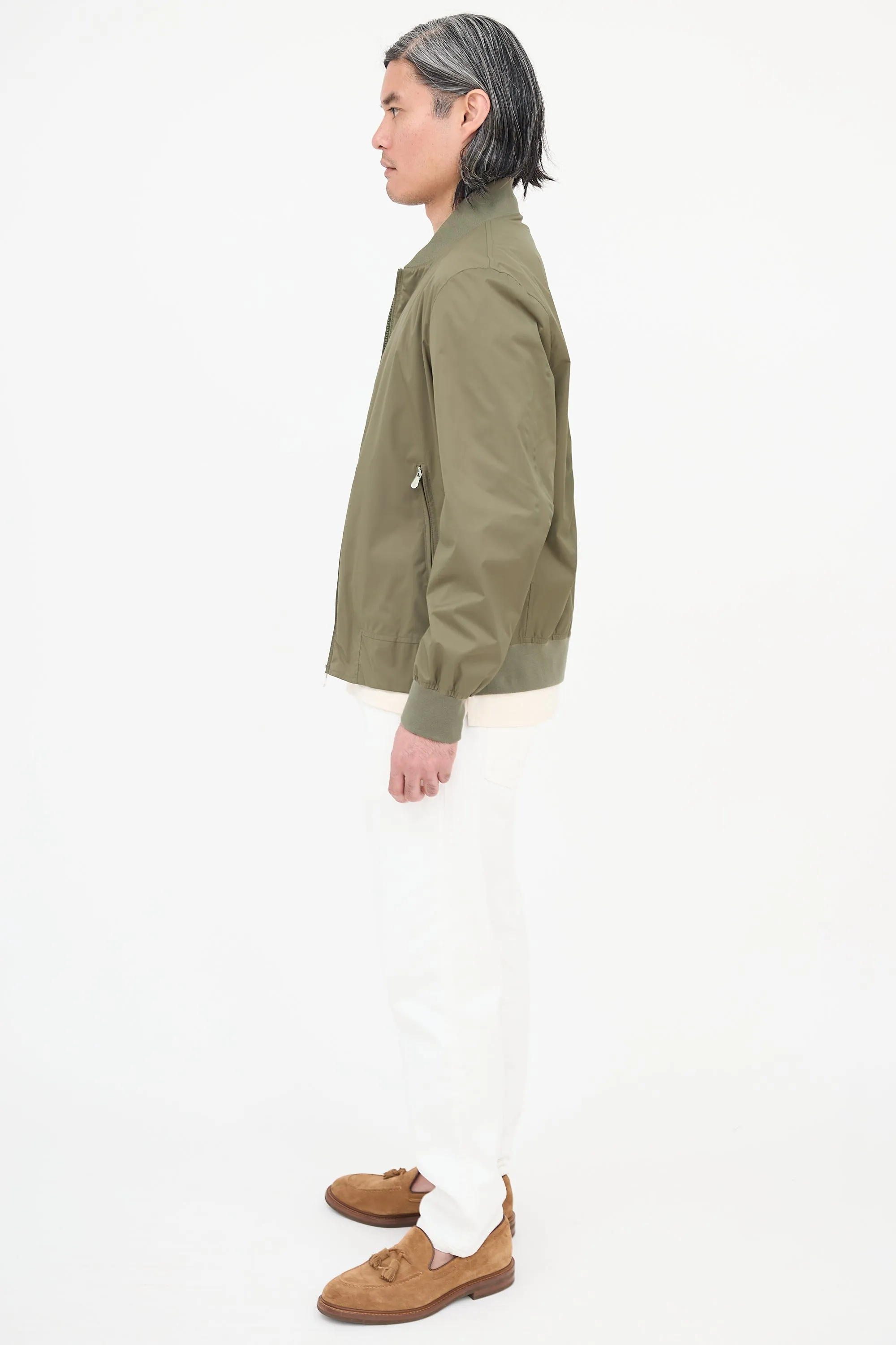Nylon Bomber Jacket sold by VSP Consignment product image thumbnail 5