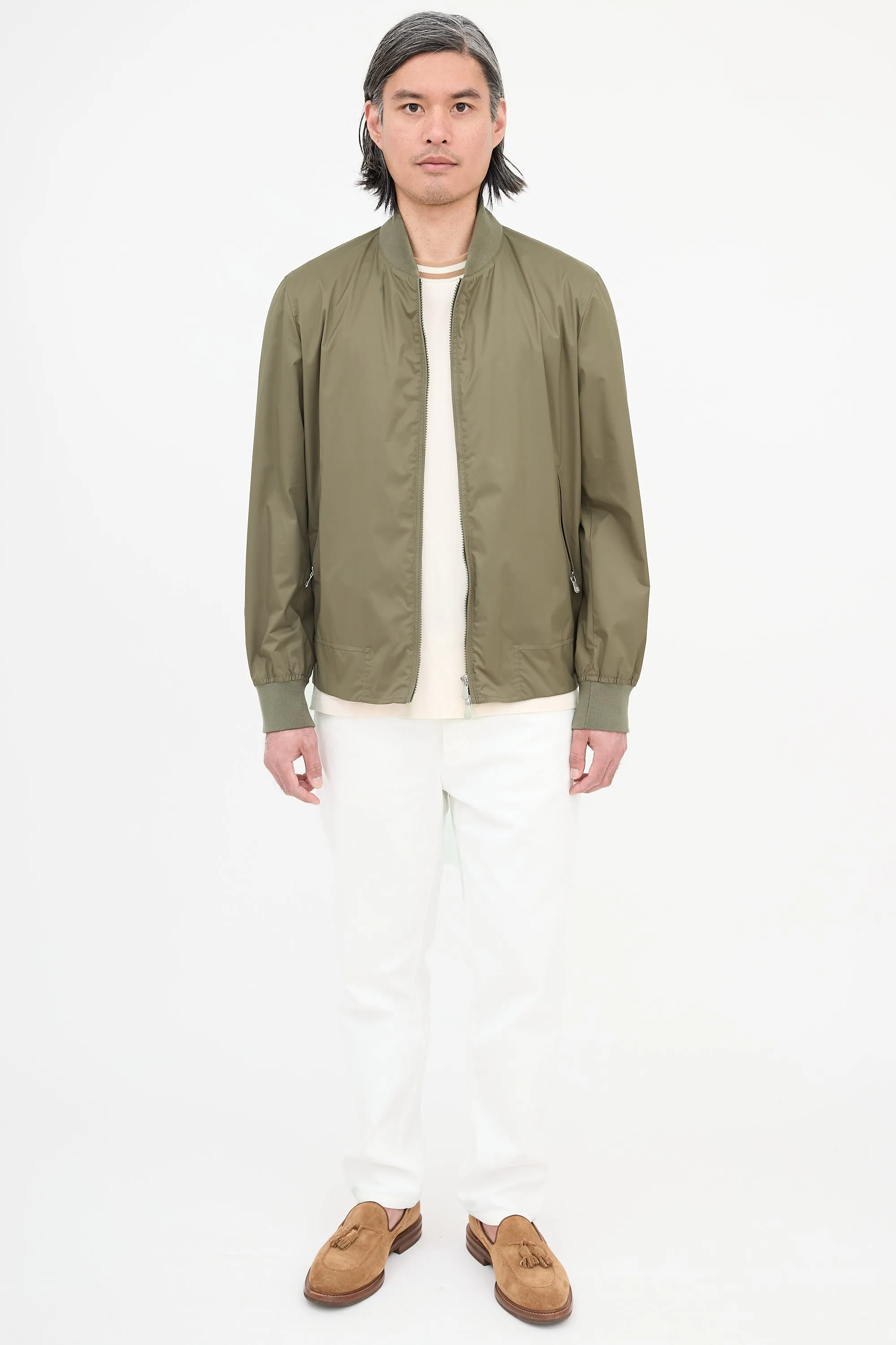 Nylon Bomber Jacket sold by VSP Consignment product image thumbnail 2