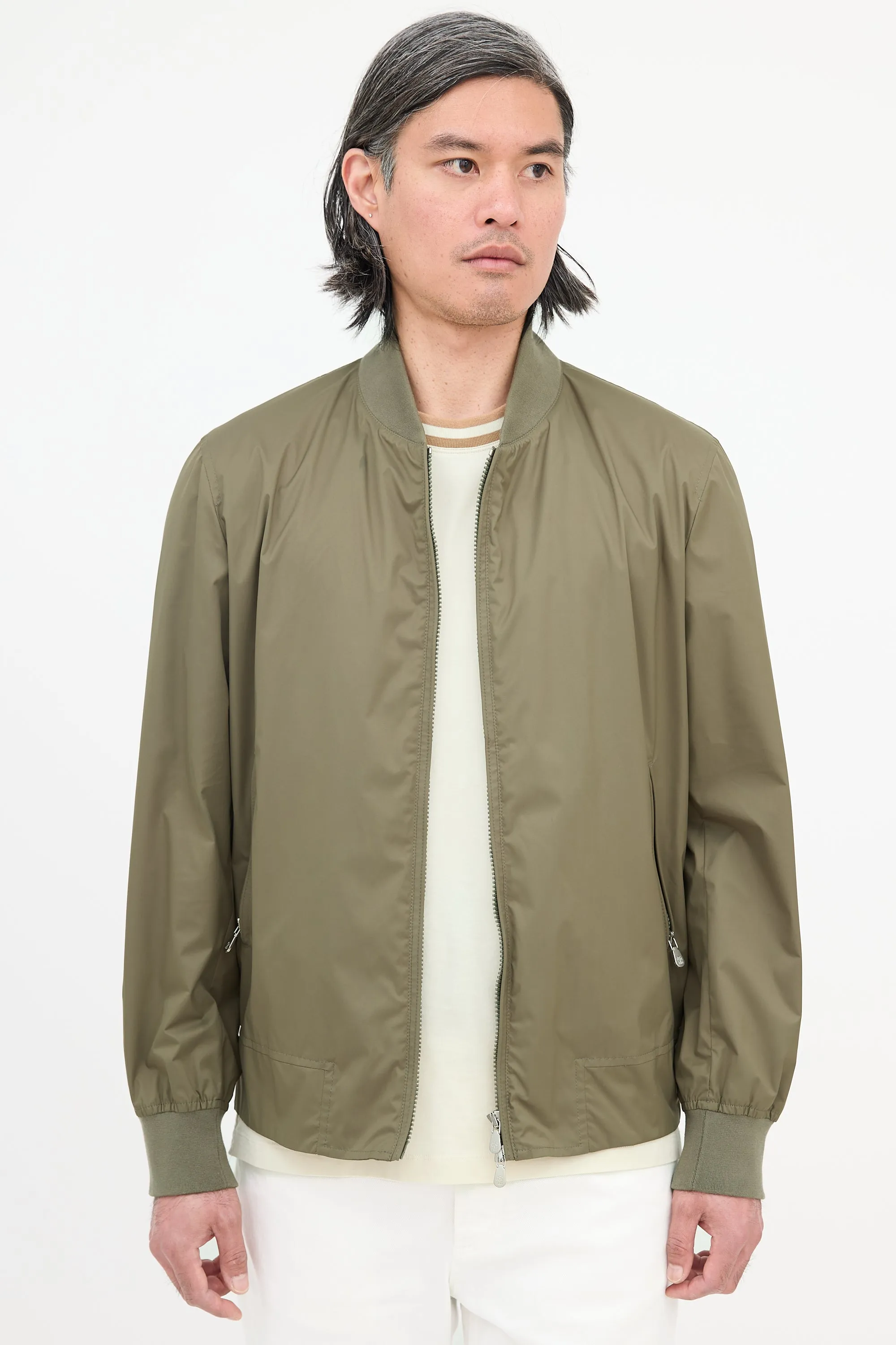 Nylon Bomber Jacket sold by VSP Consignment product image thumbnail 3